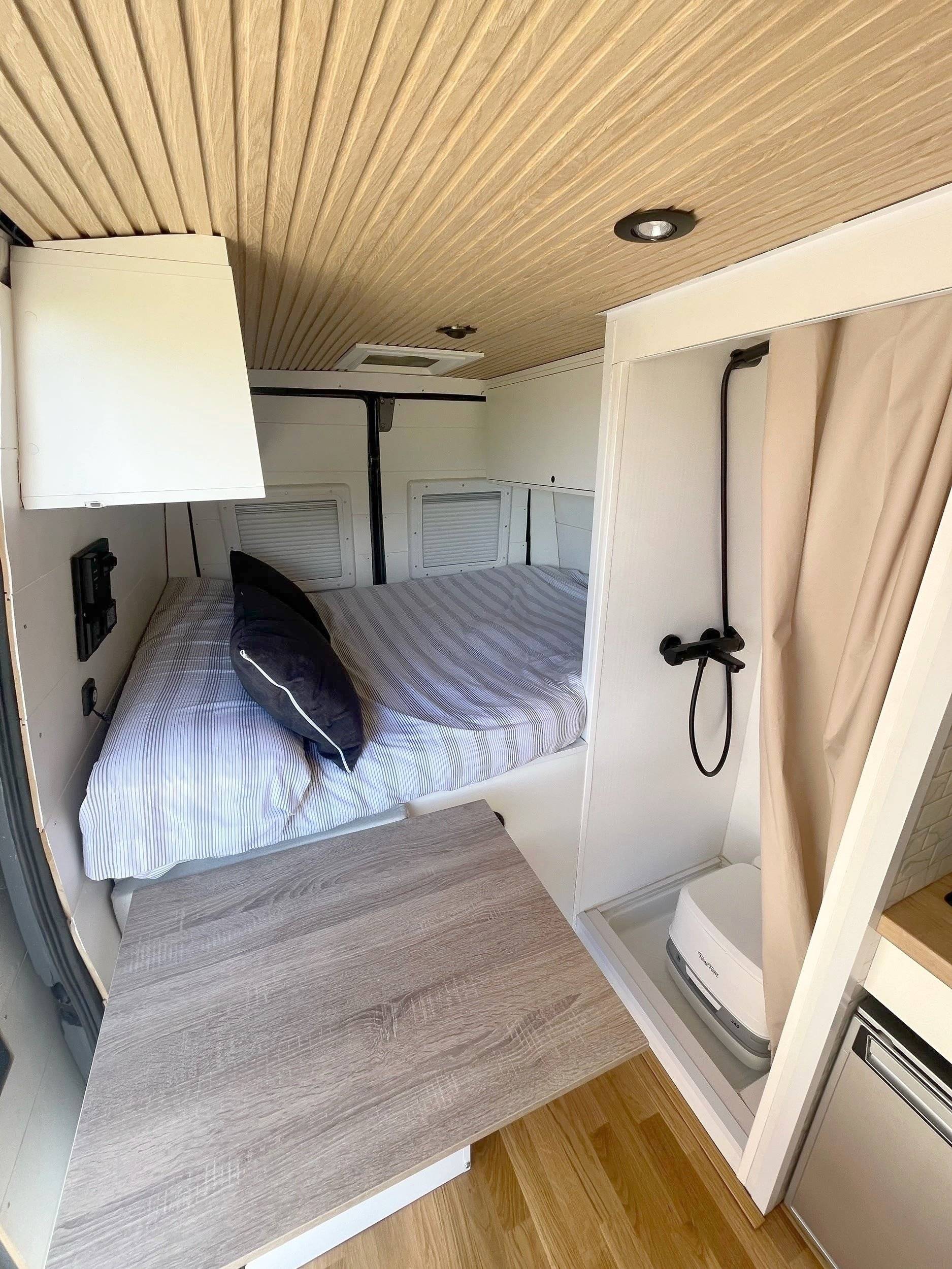 Couchages Citroën Jumper 2,2 HDI L2H2 - Yescapa