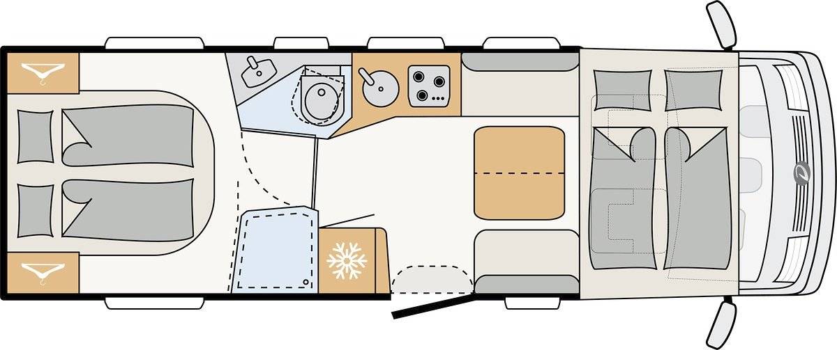 Altro Dethleffs I 7150-2 DBM - Yescapa