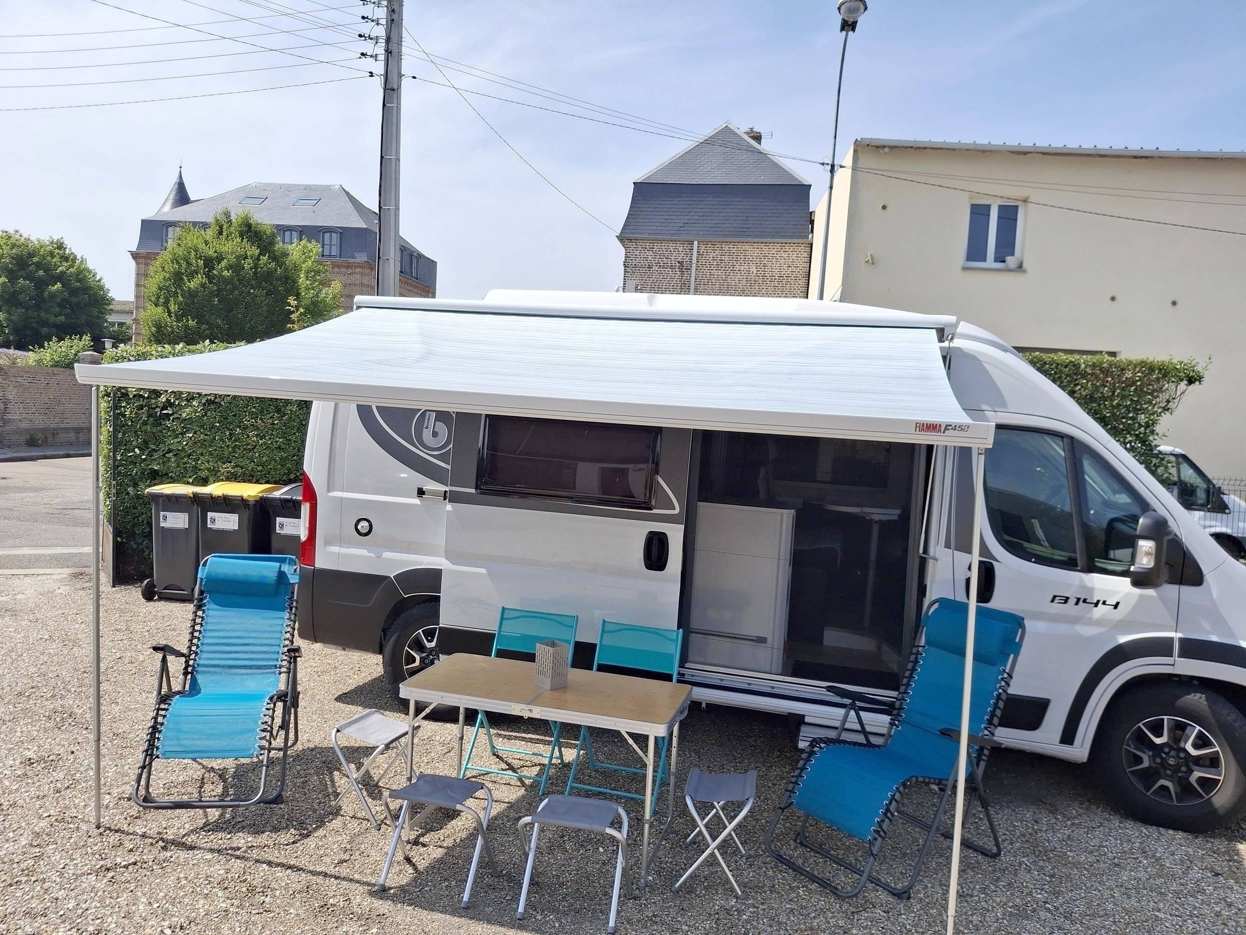 Voorkant 3/4 Fiat 2,3 l 140 ch. - Yescapa