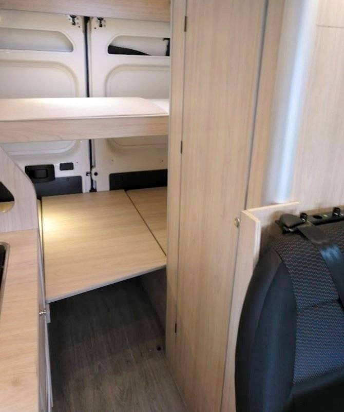 Berth Citroën Citroën jumper - Yescapa