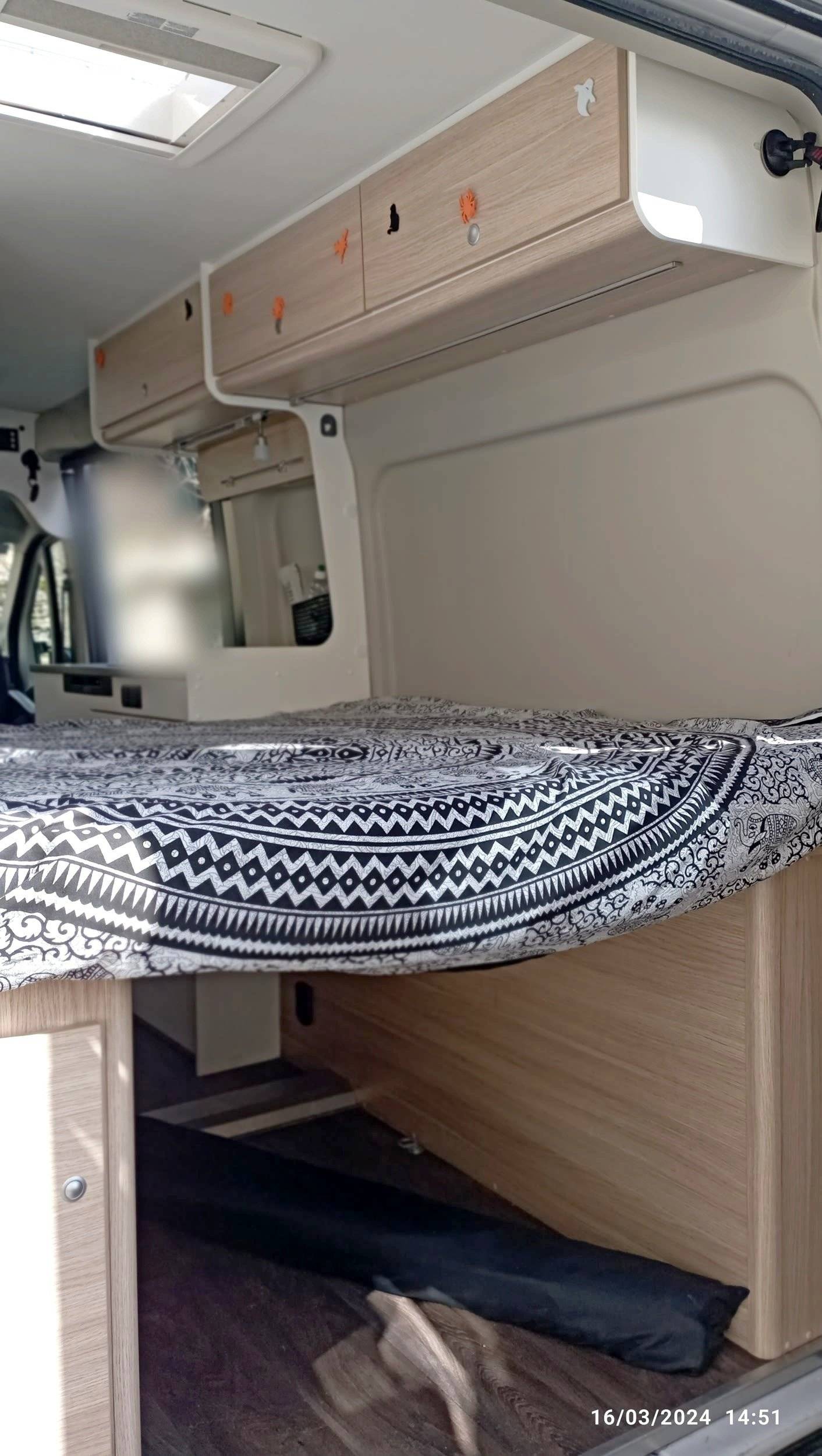 Couchages Fiat Fiat ducato - Yescapa