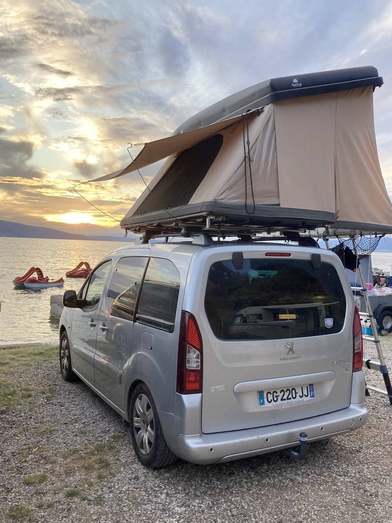 Ansicht von hinten Peugeot - Yescapa