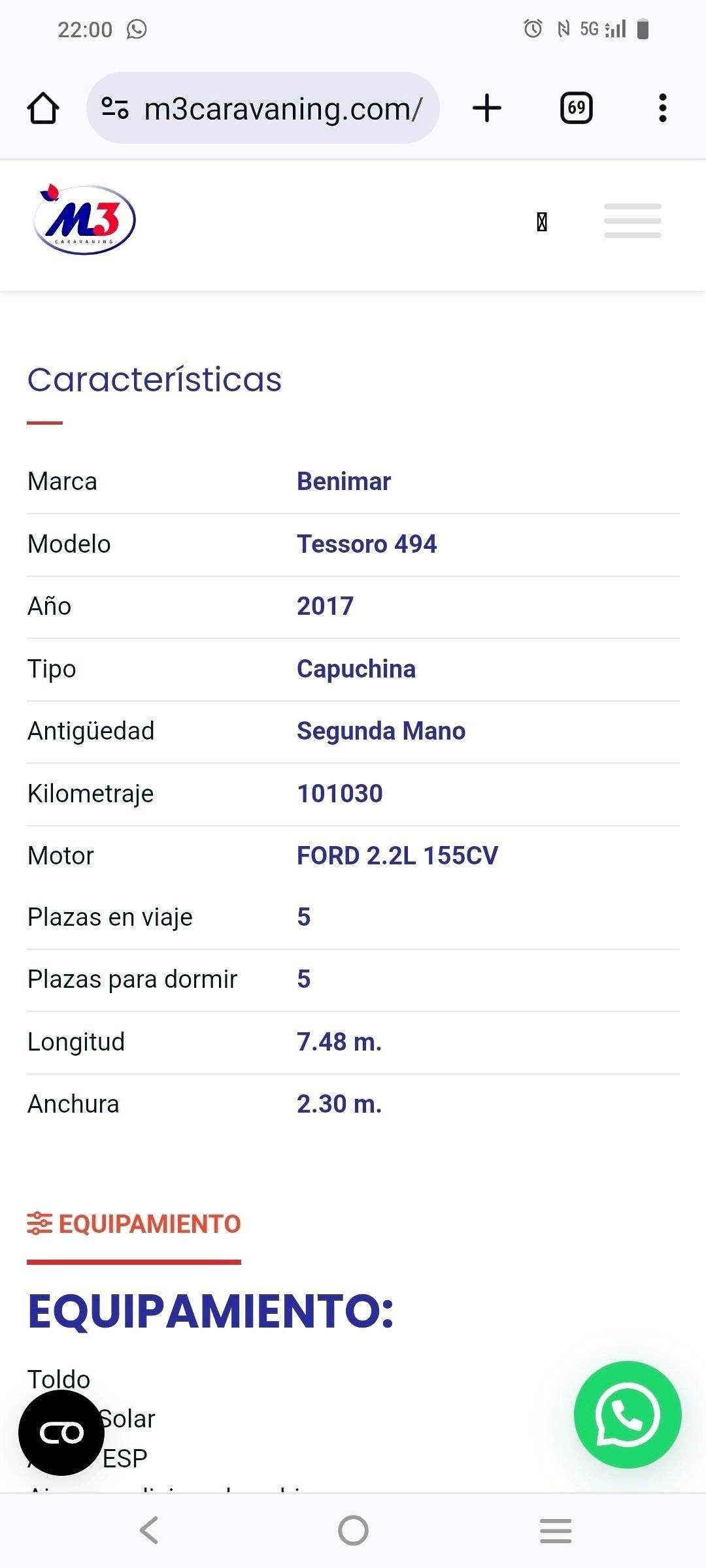 Ford Benimar tessoro 494
