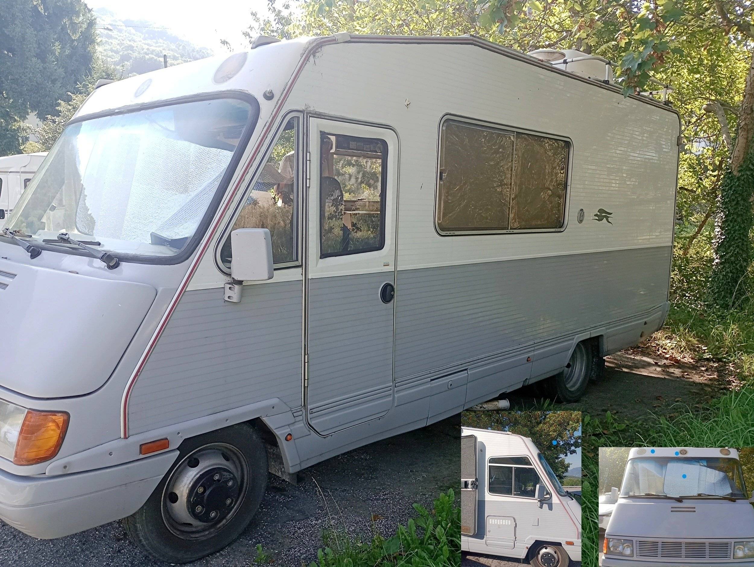Vue avant de 3/4 Iveco Iveco - Yescapa