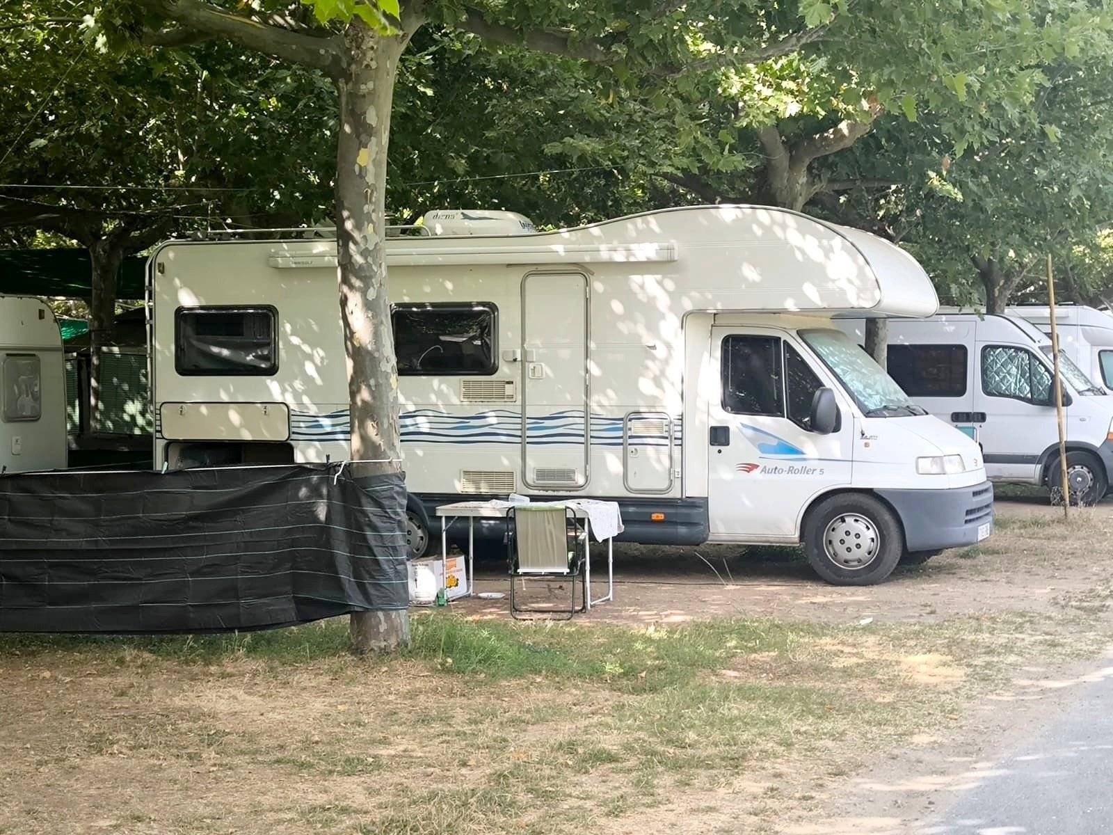 Vue avant de 3/4 Fiat 2.8JTD - Yescapa