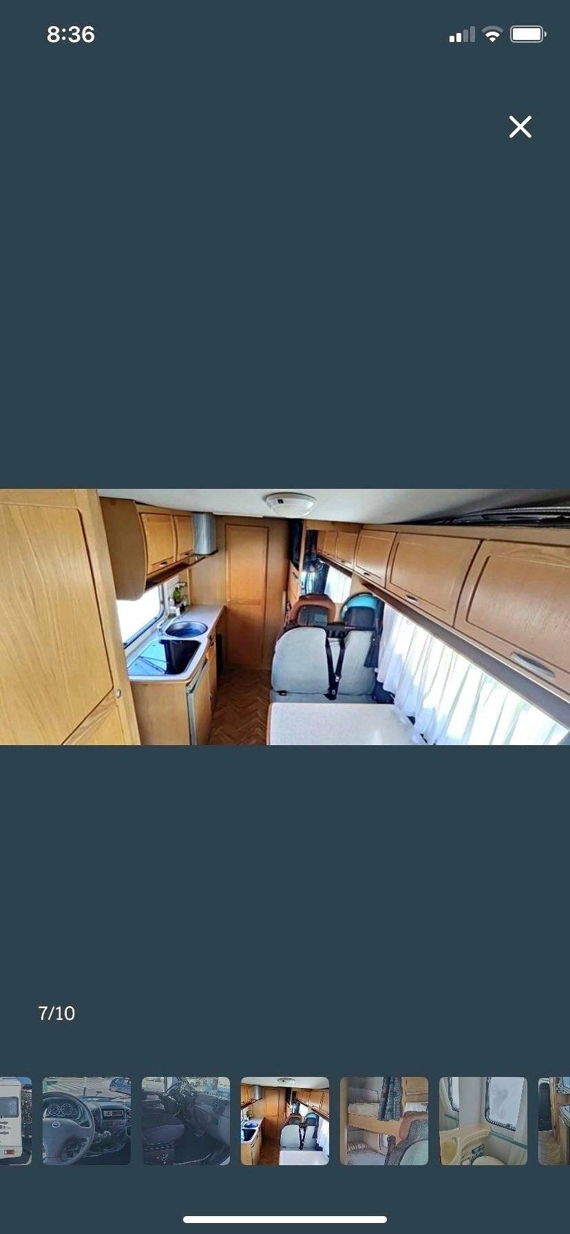 Área de jantar Fiat Ducato 120 Multijet - Yescapa