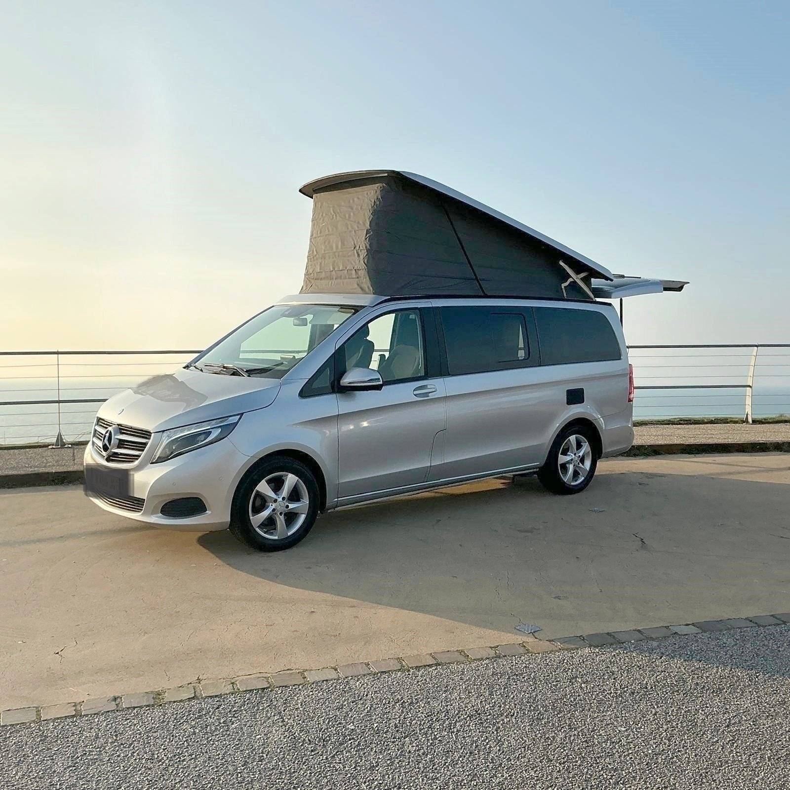 Front view from 3/4 mer Mercedes Marco polo - Yescapa