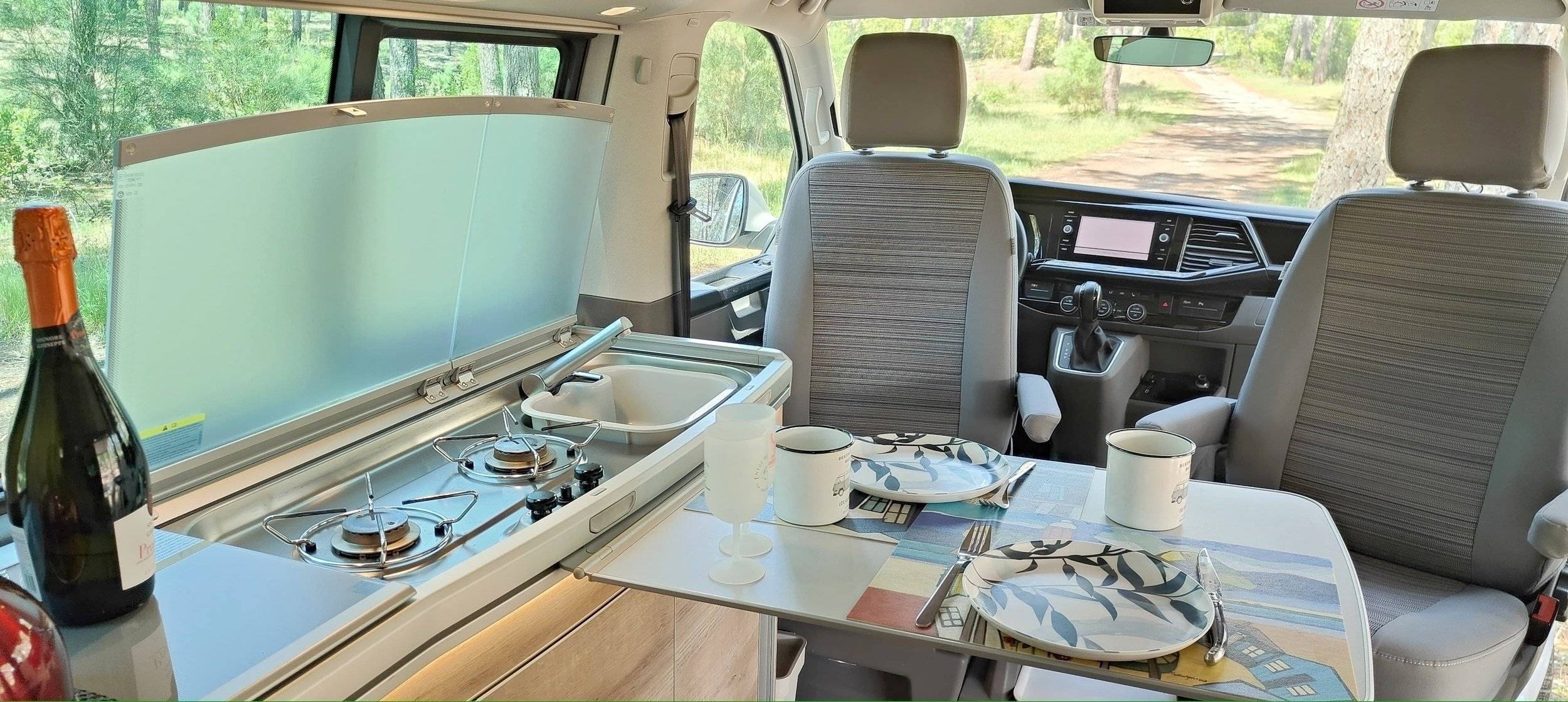 Menjador Volkswagen T6 California OCEAN - Yescapa