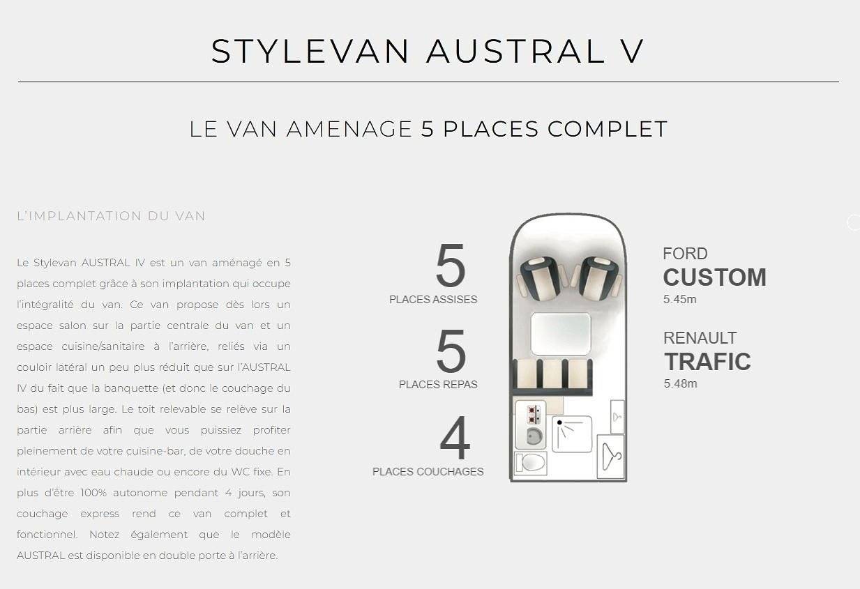 Stylevan Origin Austral 5 4x4