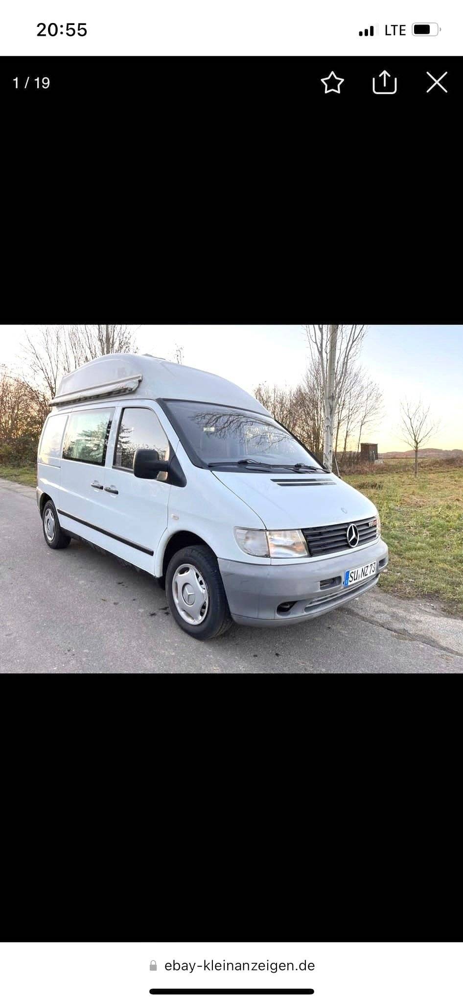 Lage Campingbus  Liencres - Mercedes Vito W638 V220 - 55545 - Yescapa