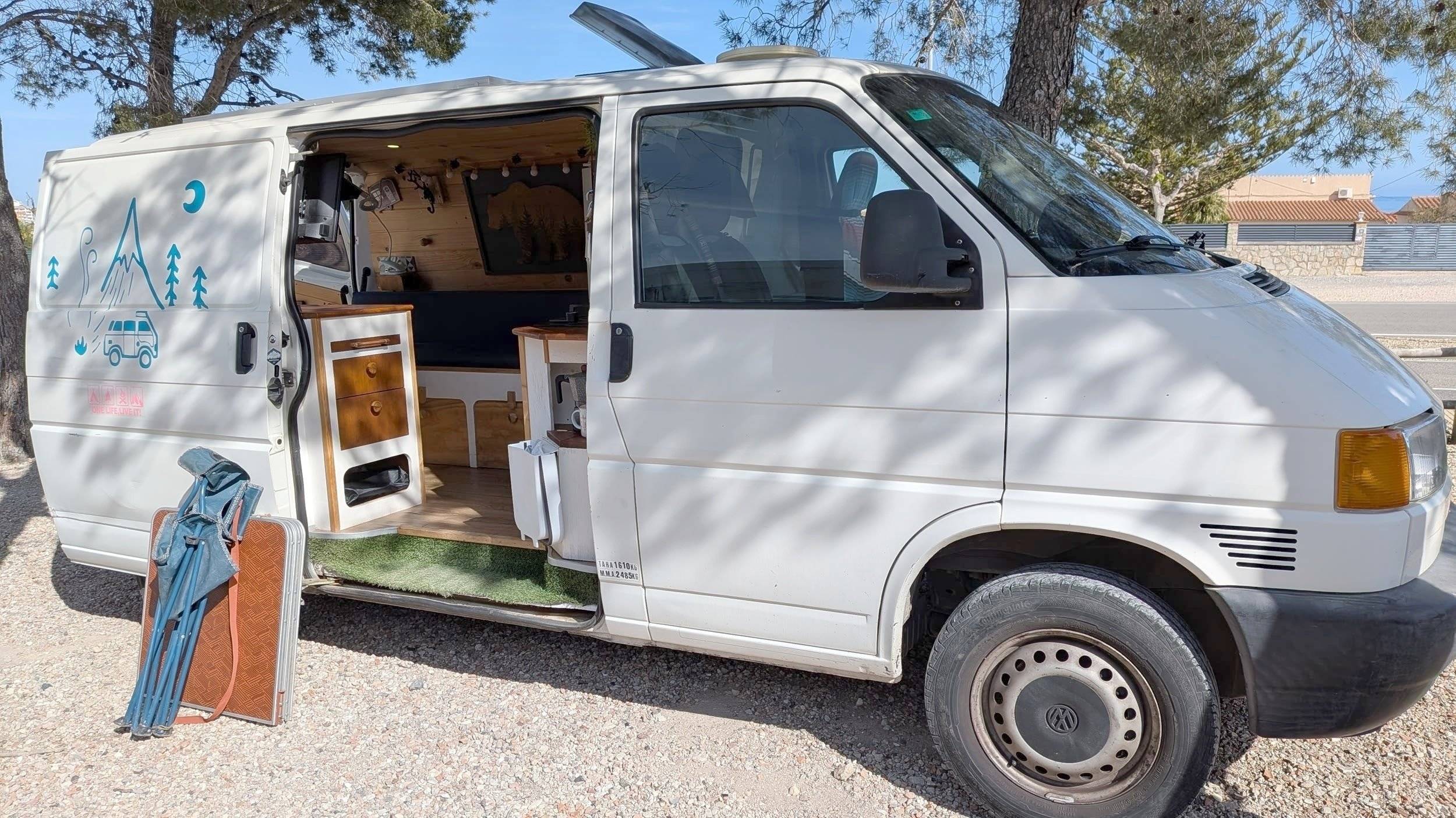 llits Volkswagen Transporter T4 2.4D - Yescapa