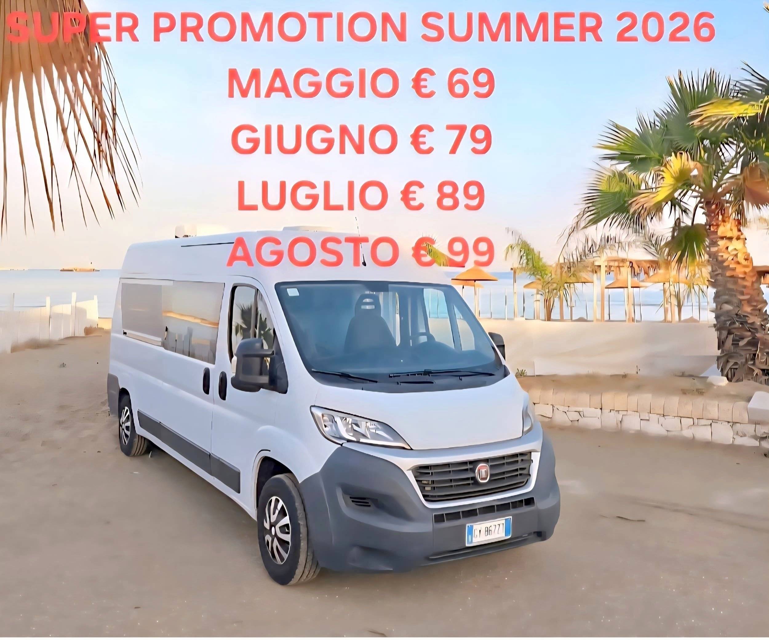 Voorkant 3/4 Fiat FIAT DUCATO - Yescapa