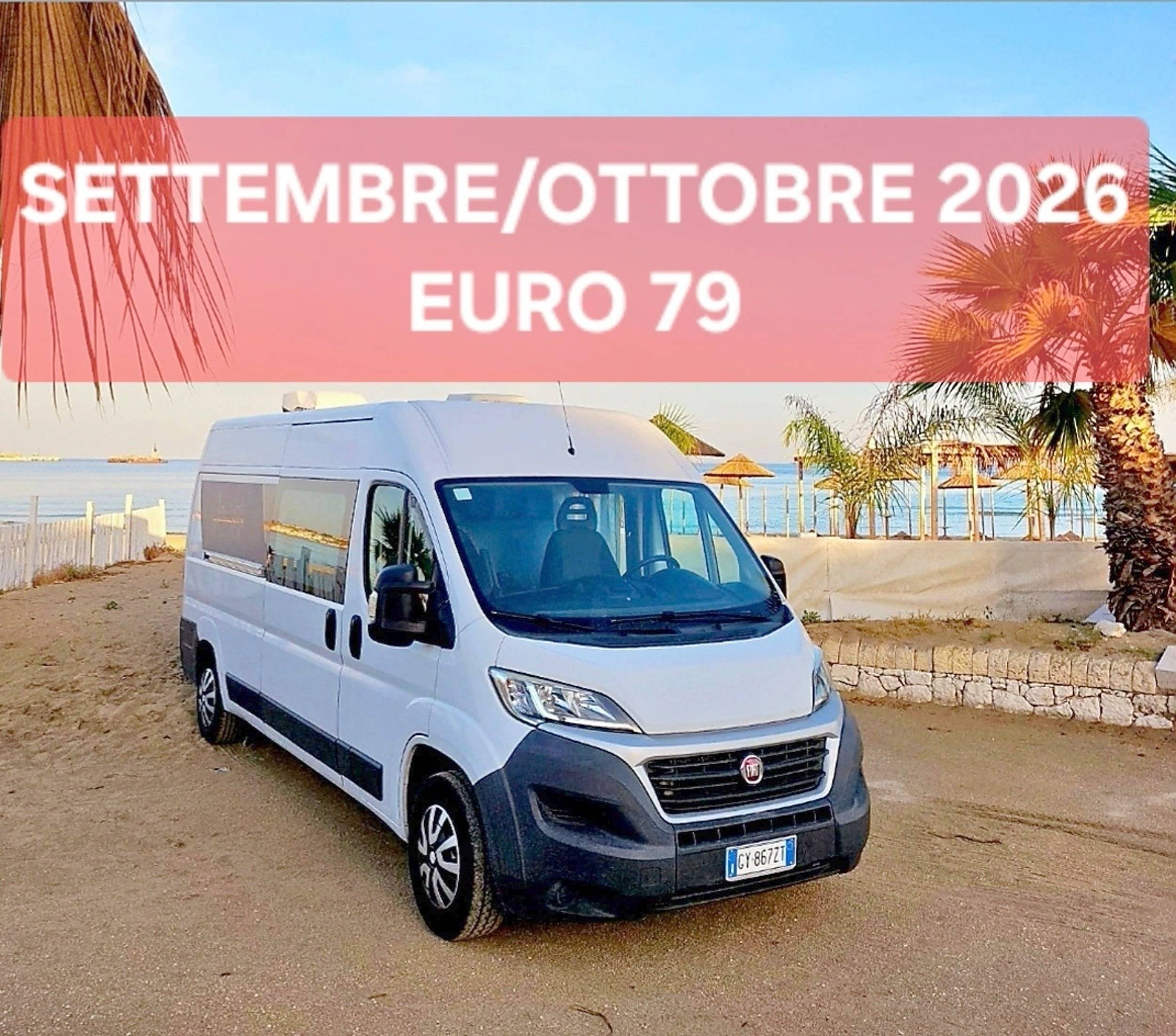 Vista frontale a ¾ Fiat FIAT DUCATO - Yescapa