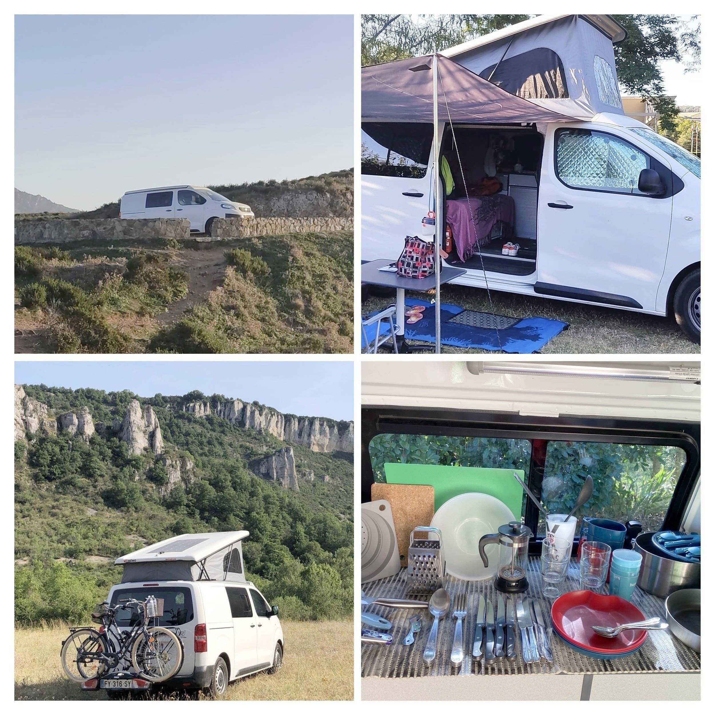 Vue avant de 3/4 Peugeot Expert 2,0l 120ch - Yescapa