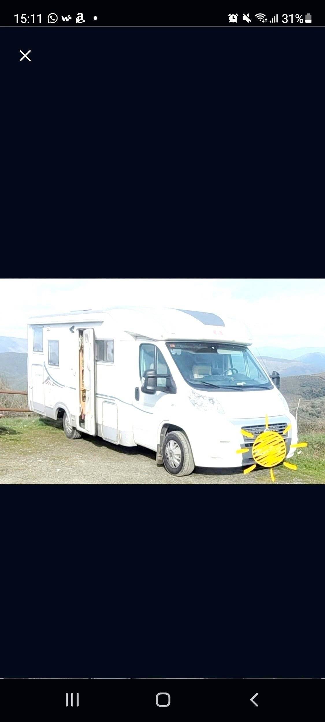 Vista del vehicle angle davanter  - Yescapa
