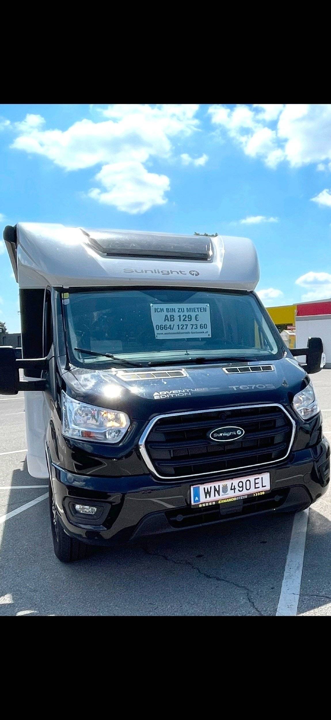 schräge Vorderansicht Fiat Fiat - Yescapa