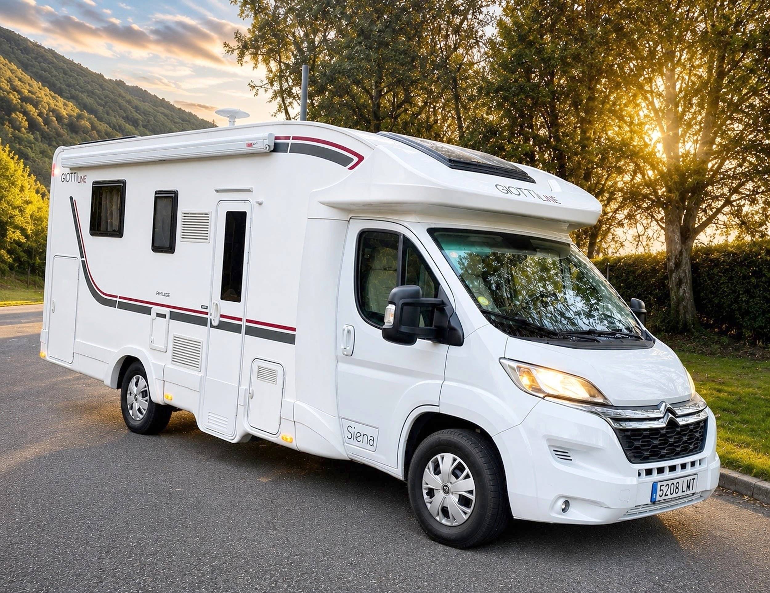 Vista frontale a ¾ Citroën 2.2 hdi plus 140hp - Yescapa