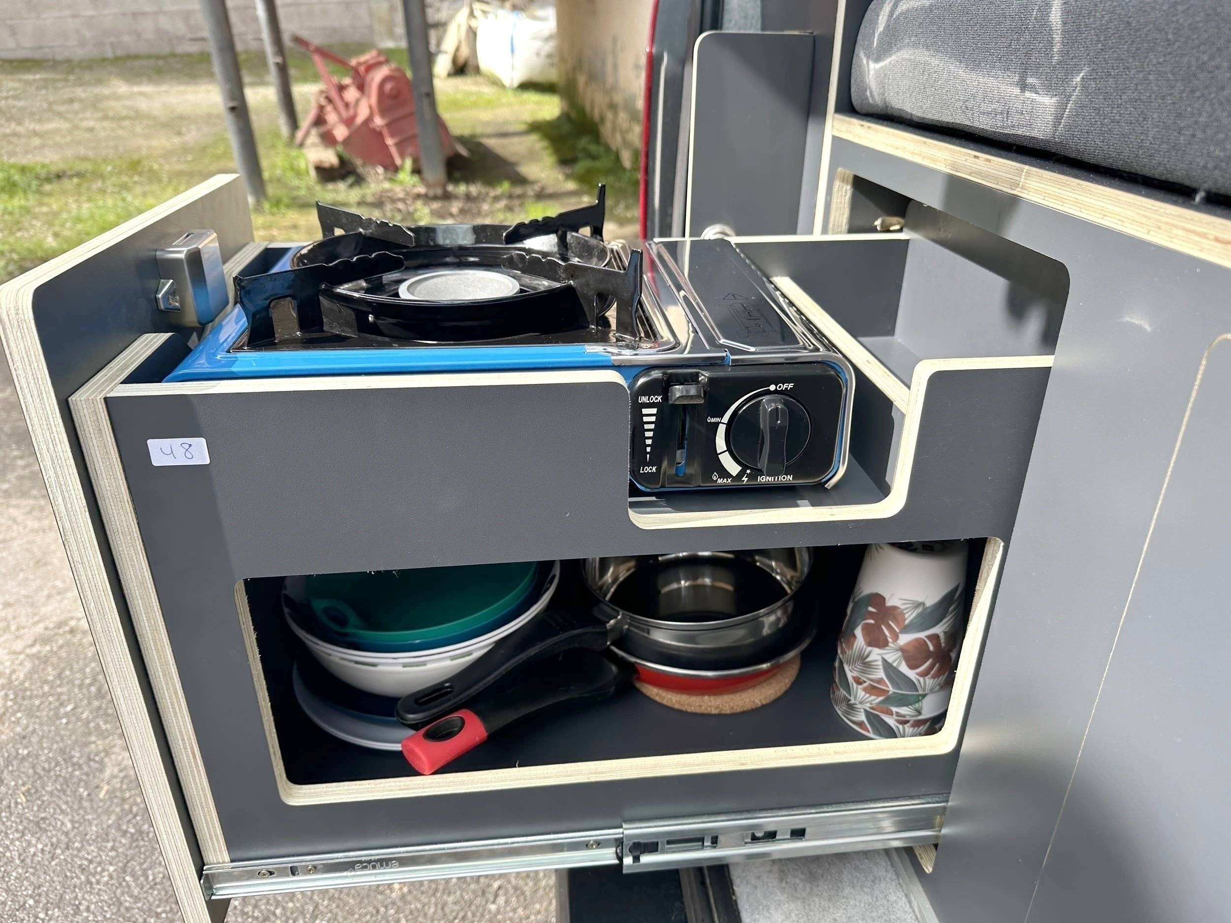 Kitchen Volkswagen T6 - Yescapa