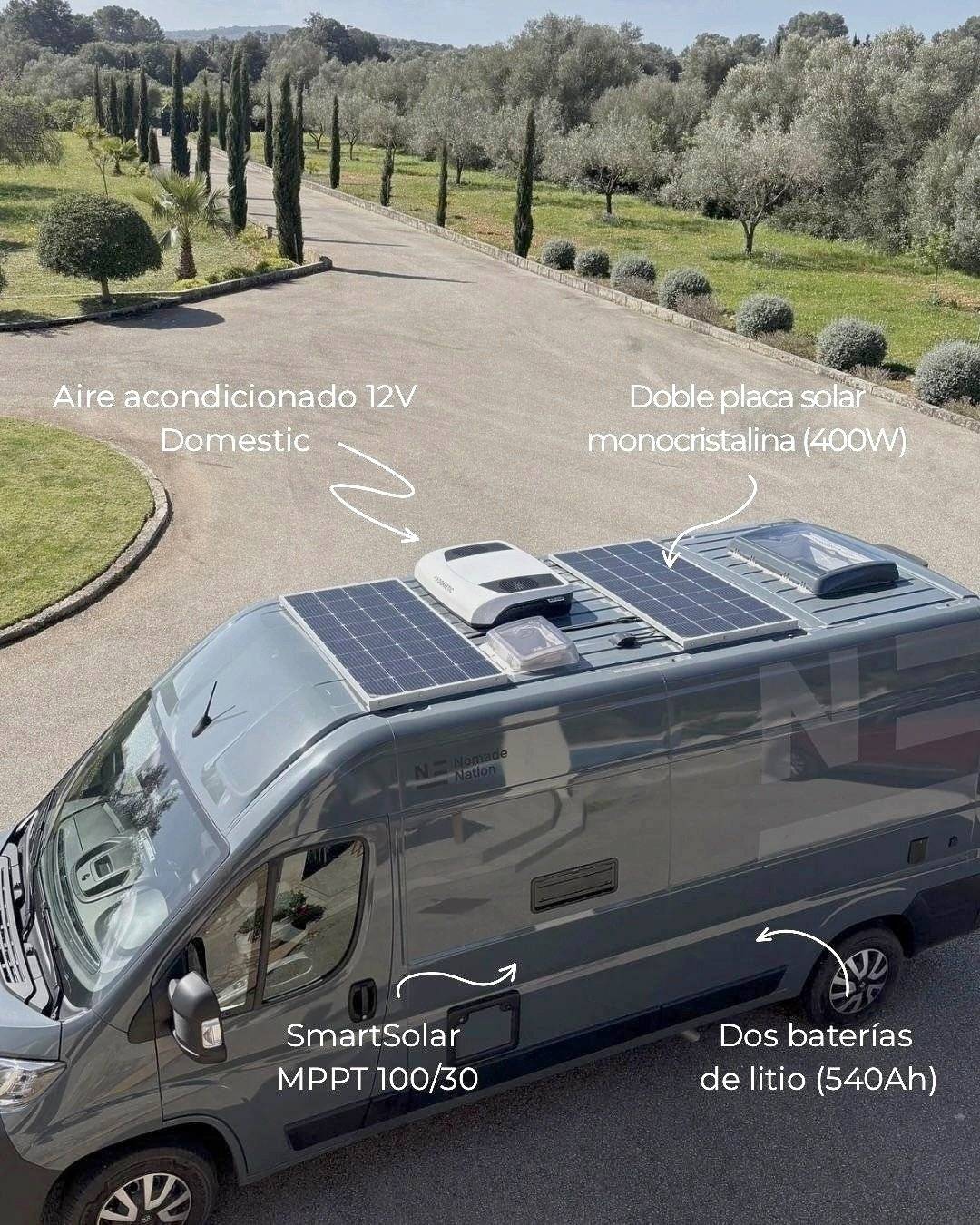 schräge Vorderansicht Fiat DUCATO - Yescapa