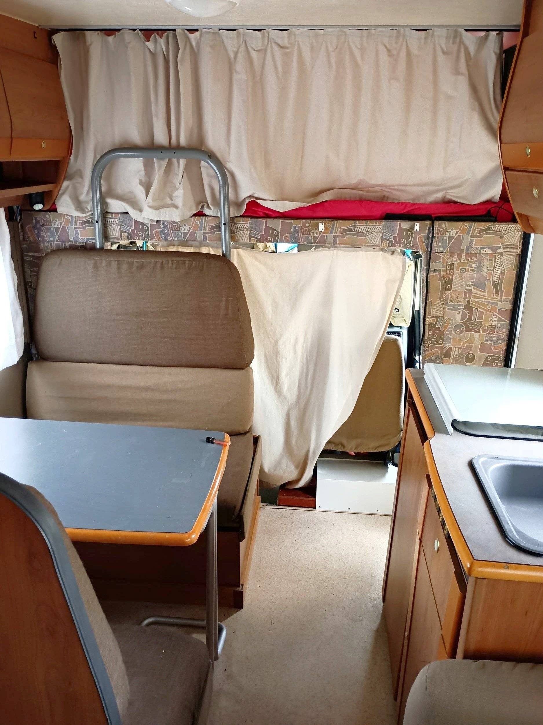 slaapplaatsen Fiat Fiat ducato - Yescapa