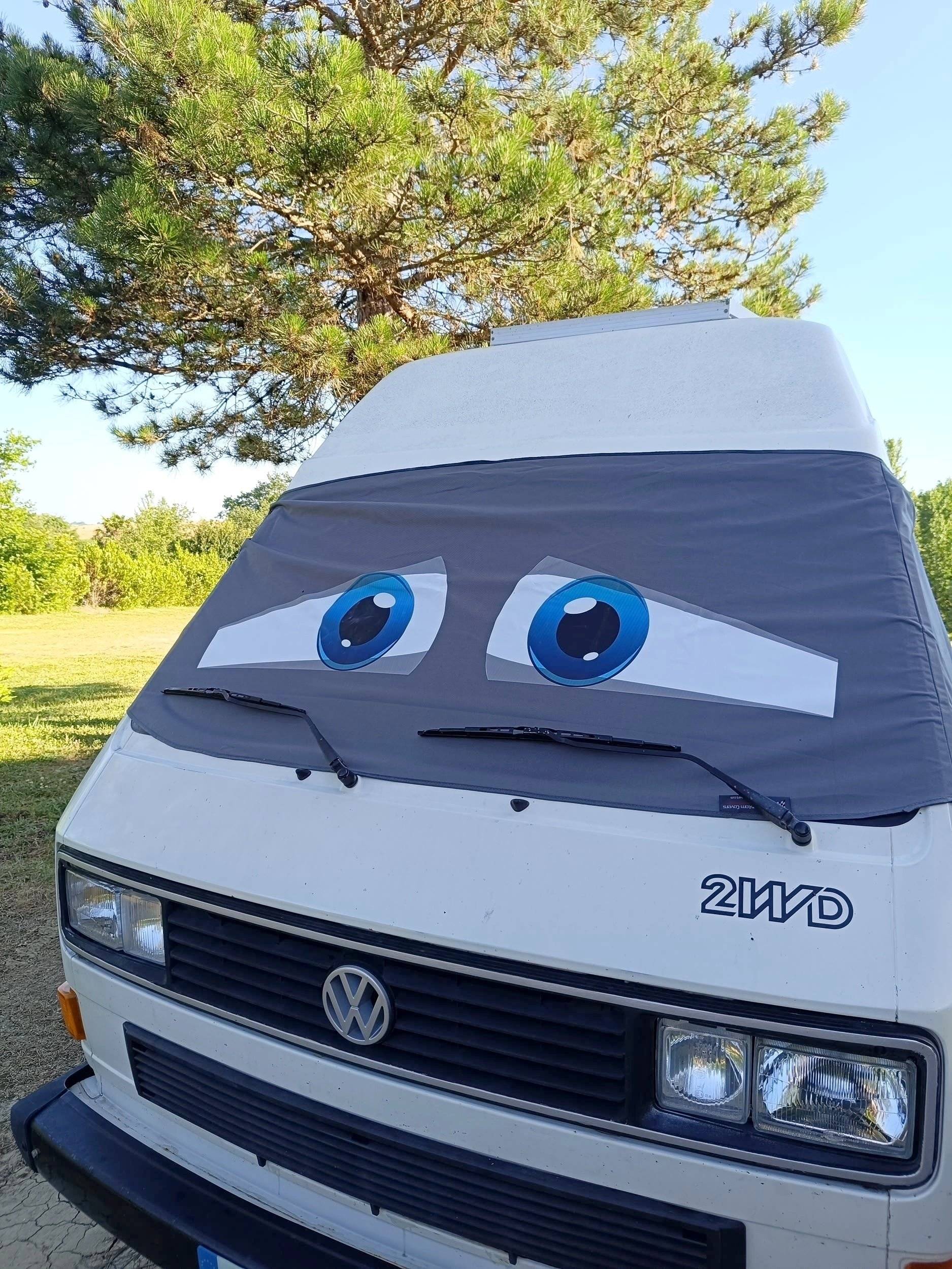 Voorkant 3/4 Volkswagen T3 - Yescapa