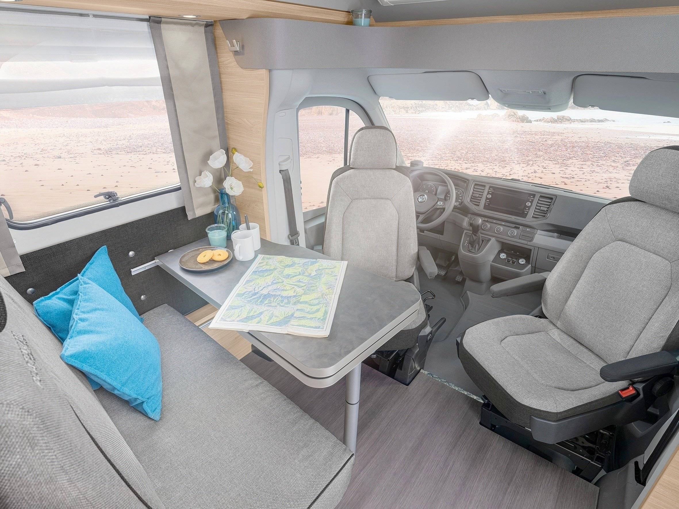 Coin repas Volkswagen VAN TI Plus 650 MEG Platinum VW 4x4 - Yescapa