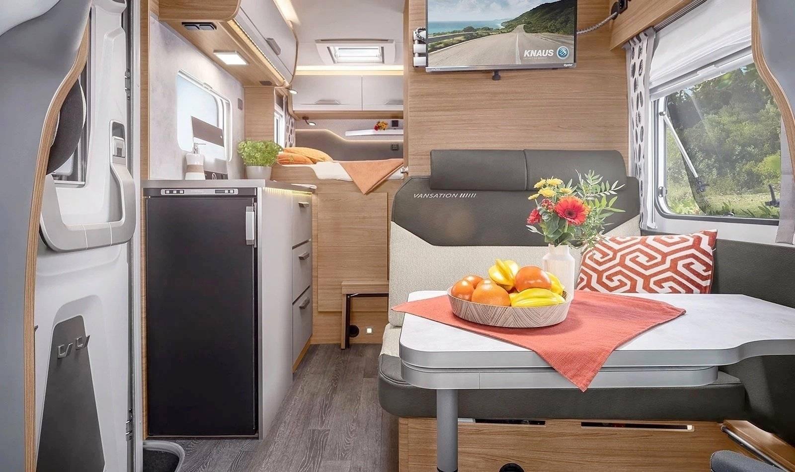 Coin repas Fiat Knaus Tourer Van 500 MQ - Yescapa