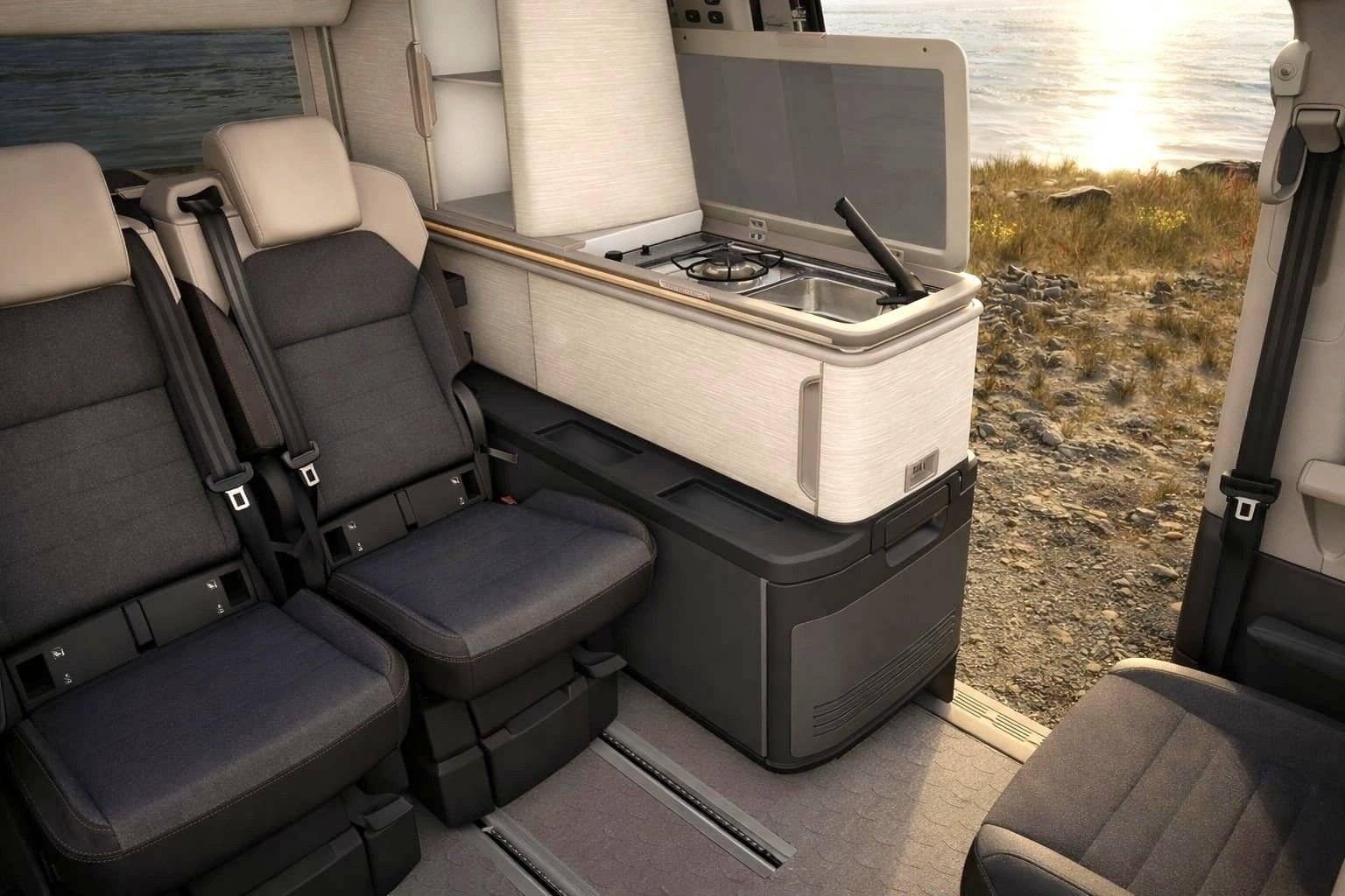 Kochnische Volkswagen California - Yescapa