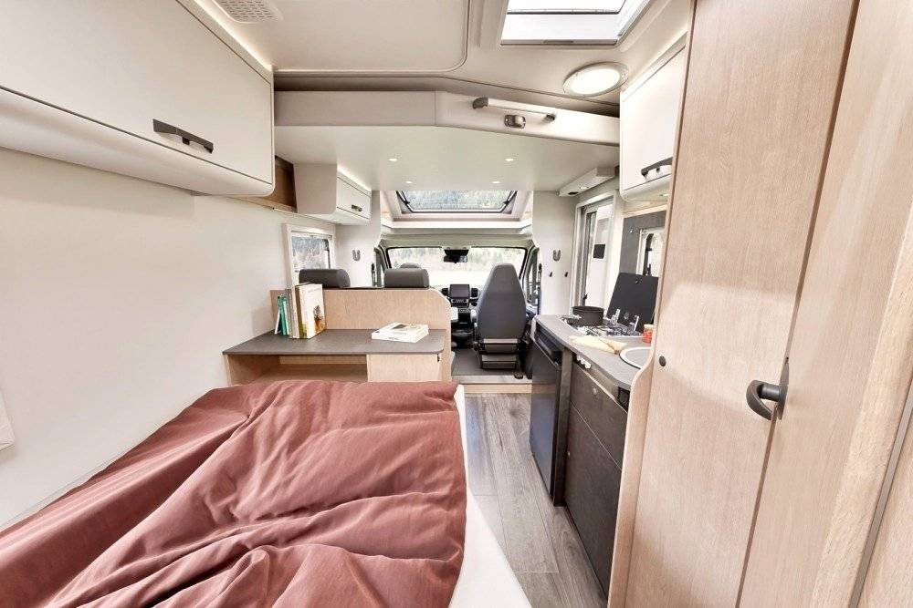 Couchages Fiat T58s Adventure (Automatic) - Yescapa