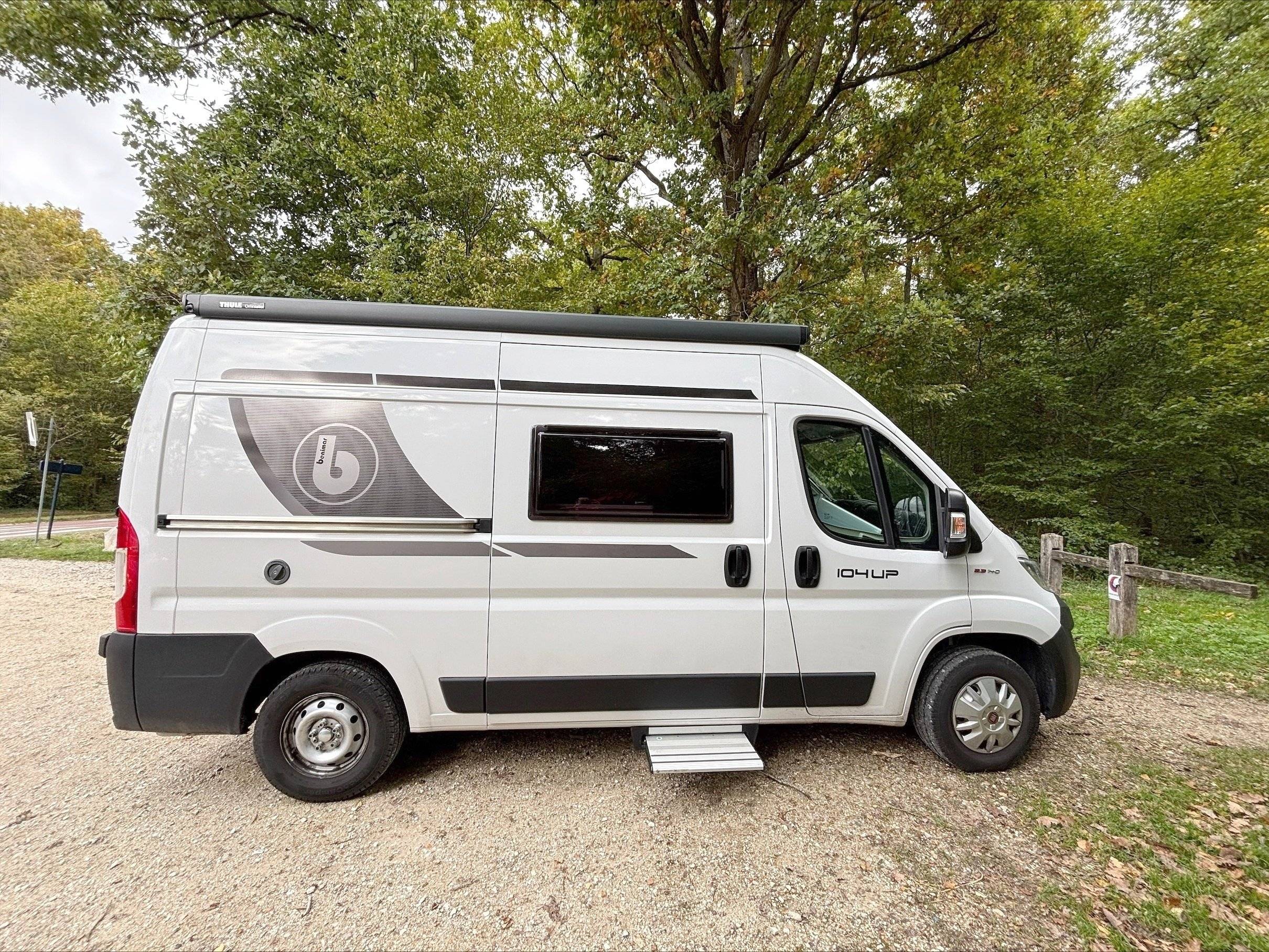 Vue avant de 3/4 Fiat Fiat Ducato 140 - Yescapa