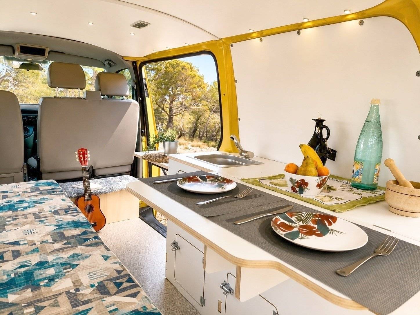 Coin repas Volkswagen Transporter - Yescapa