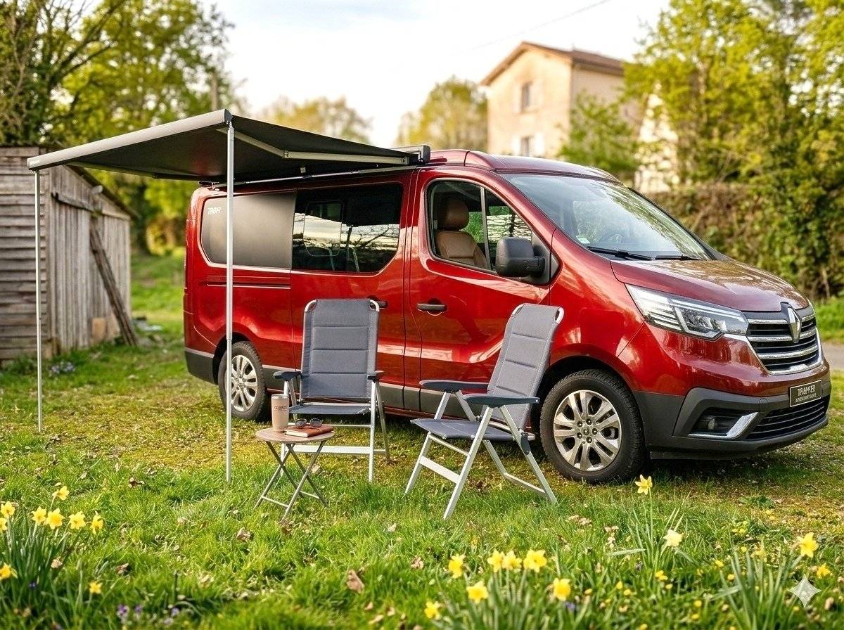 Voorkant 3/4 Renault RENAULT TRAFIC 2.0 DCI 150 - Yescapa