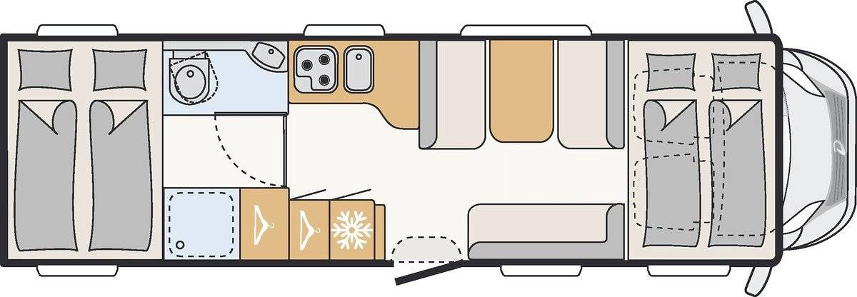 Otro Dethleffs XL A 7872-2 DBM - Yescapa