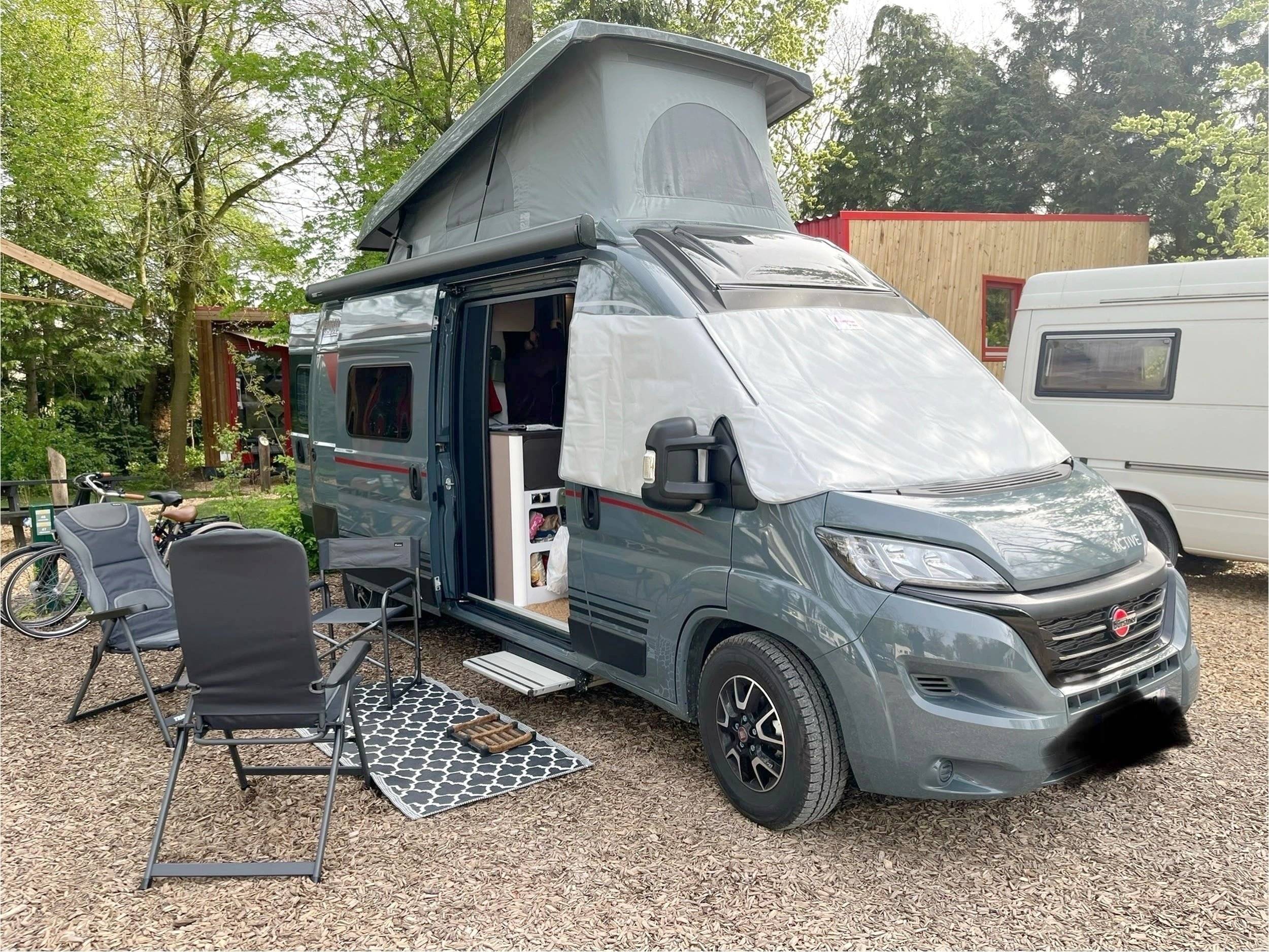 Voorkant 3/4 Fiat Ducato 2,3 l Multijet 130 ch. - Yescapa
