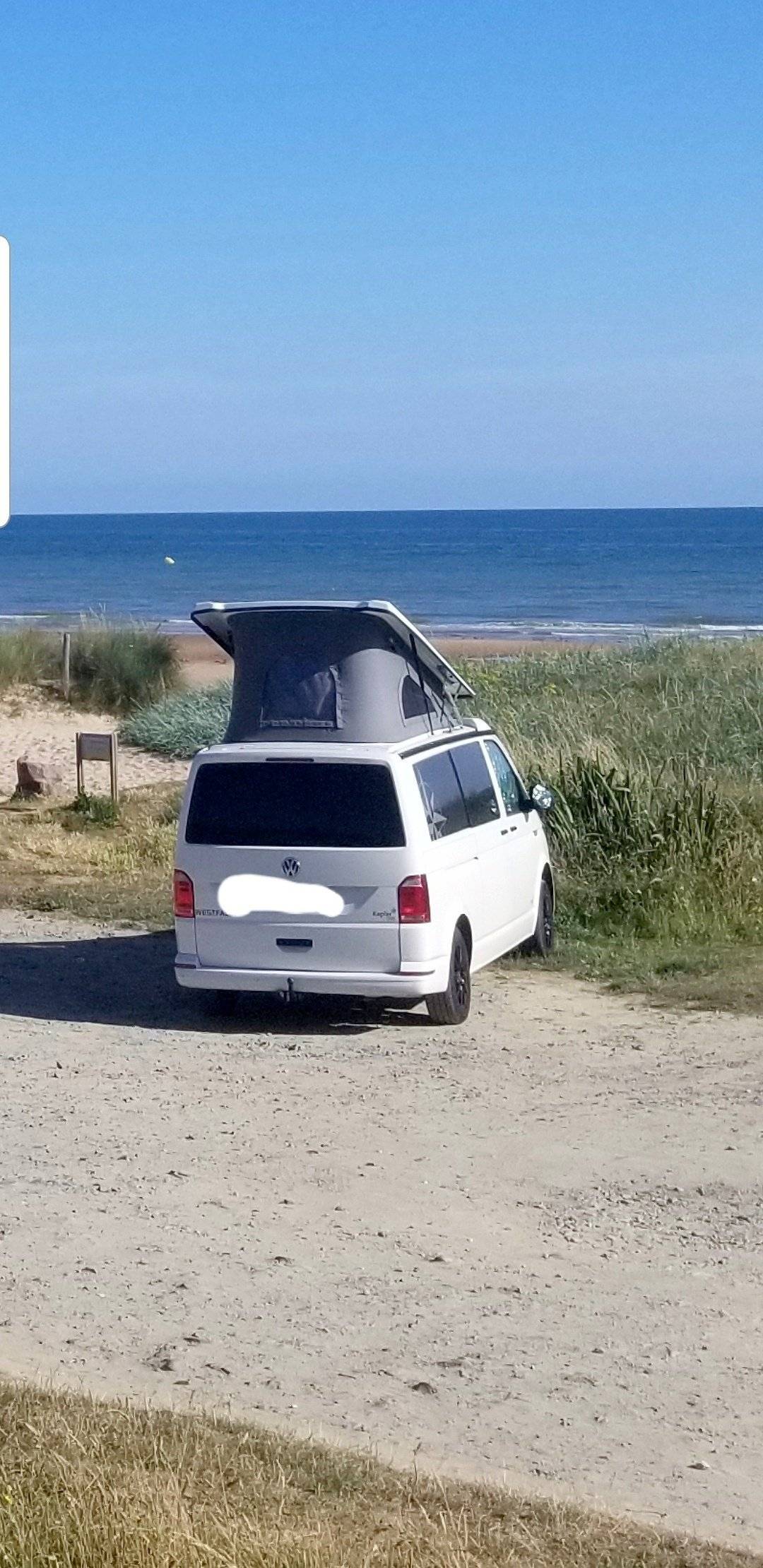 Vue arrière Volkswagen Volkswagen T6 - Yescapa