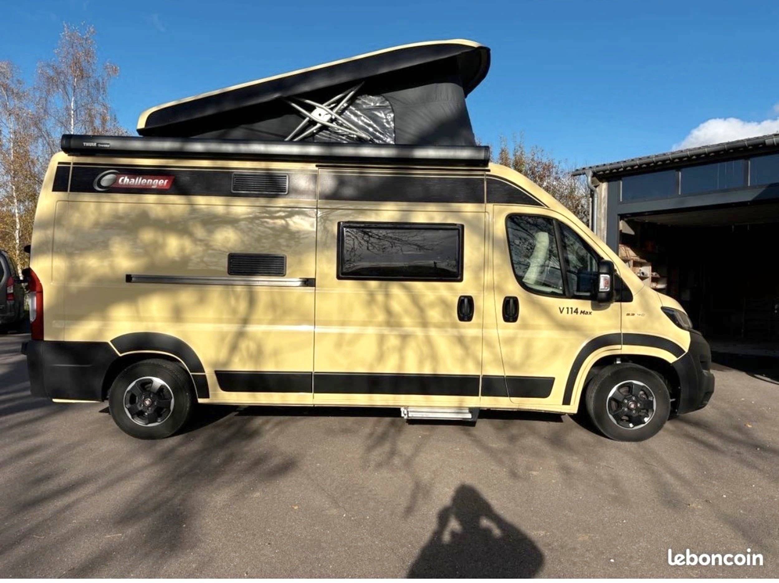 Vista de 3/4 Fiat Ducato 2,3 l Multijet 130 ch. - Yescapa