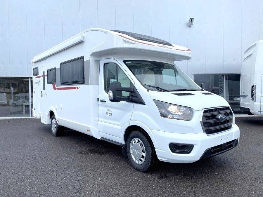 Voorkant 3/4 Ford Transit 2,2 l TDCi 130 ch. - Yescapa