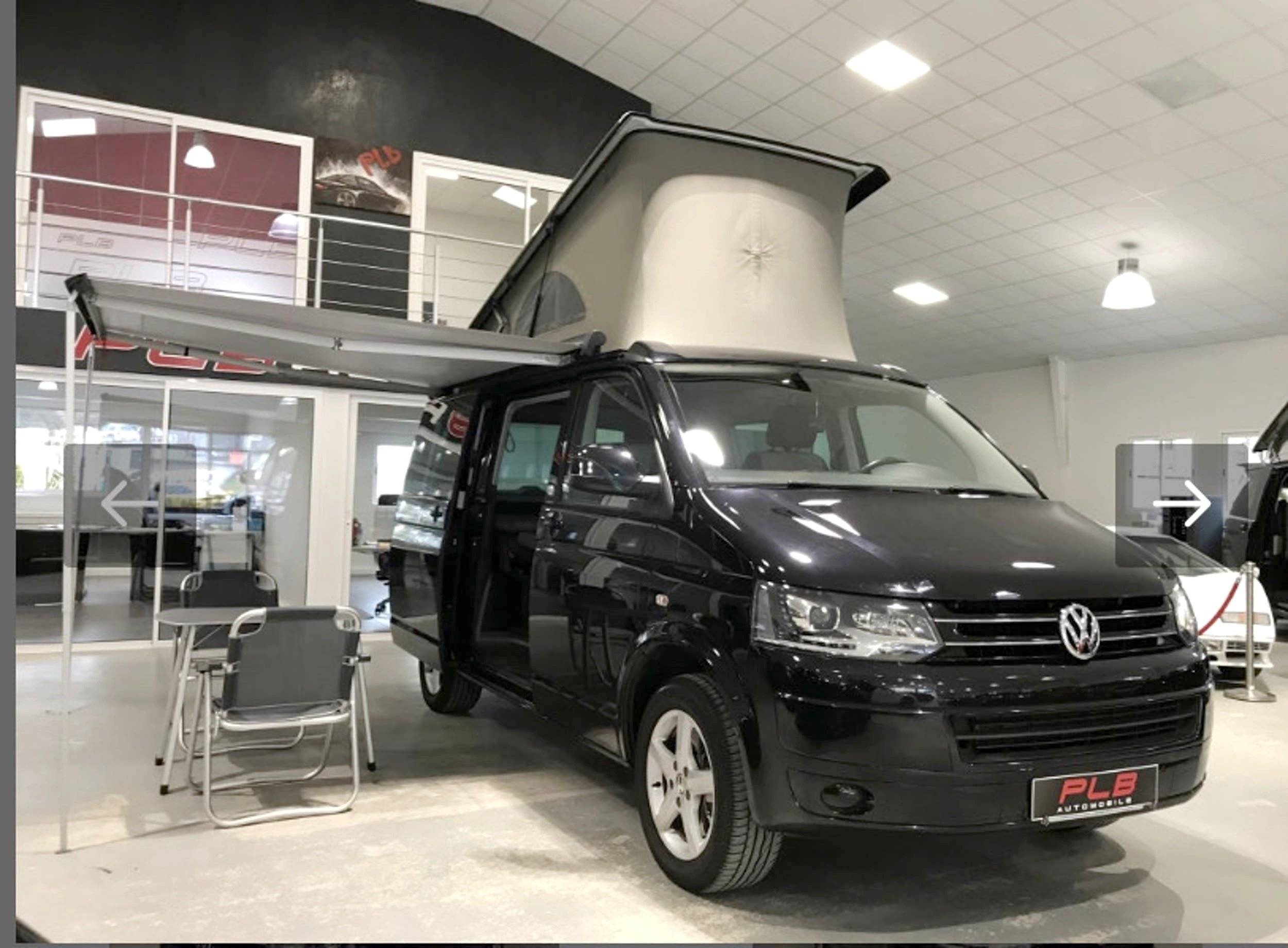 schräge Vorderansicht Volkswagen T5 2 l 180 ch - Yescapa