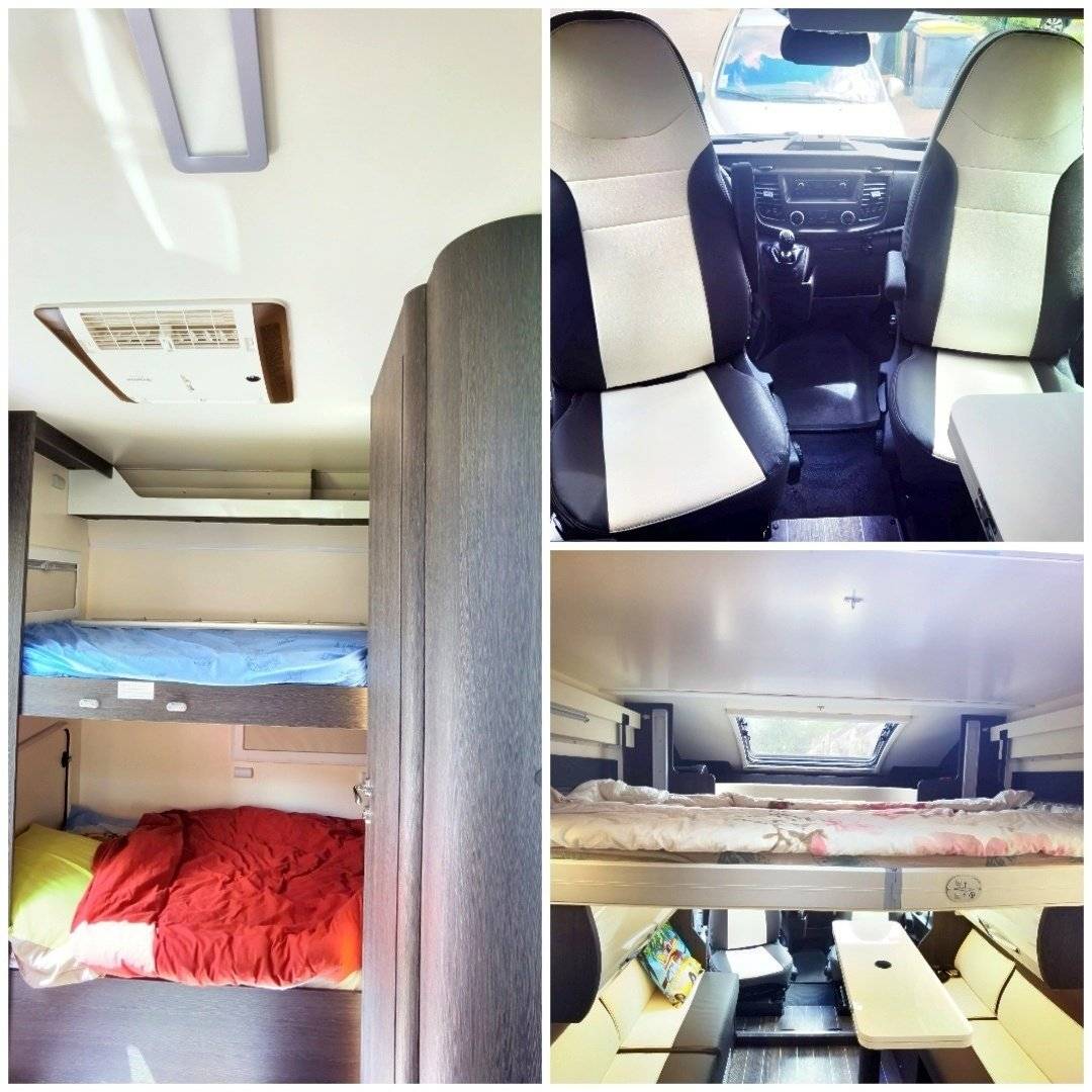 Couchages Ford Transit 2,2 l TDCi 130 ch. - Yescapa