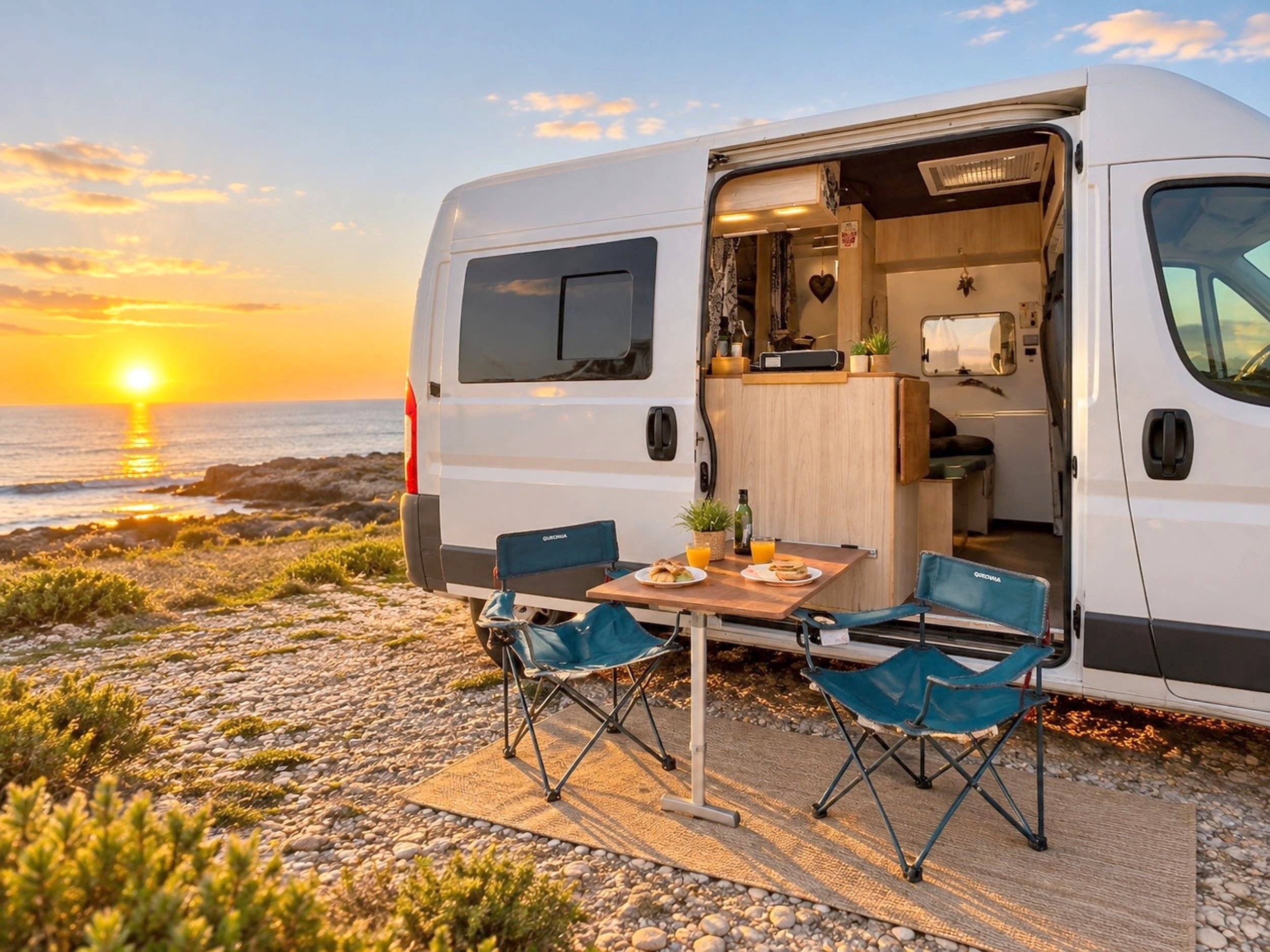Vista del vehicle angle davanter Peugeot BOXER L2H2 - Yescapa