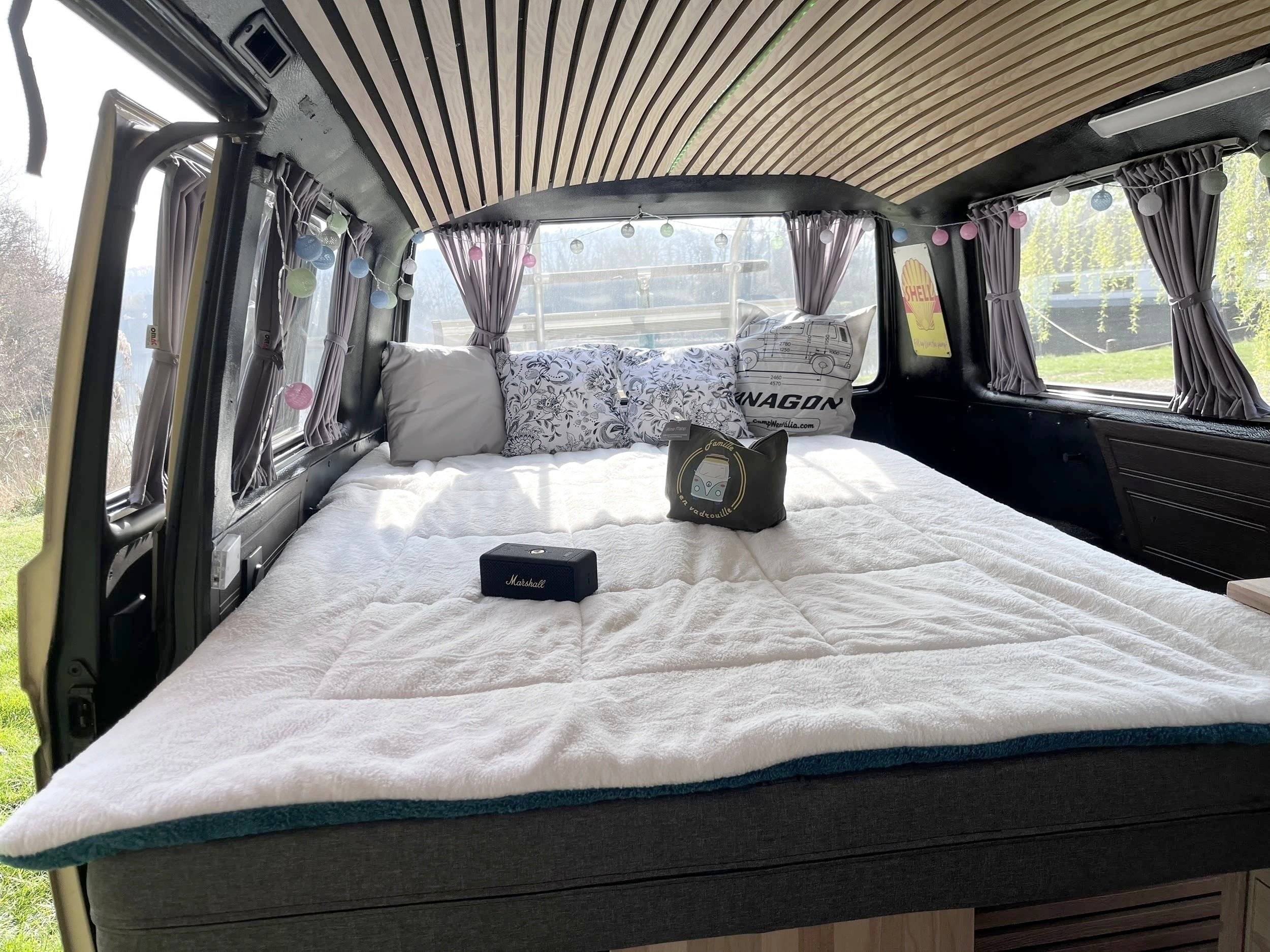 slaapplaatsen Volkswagen T3 - Yescapa