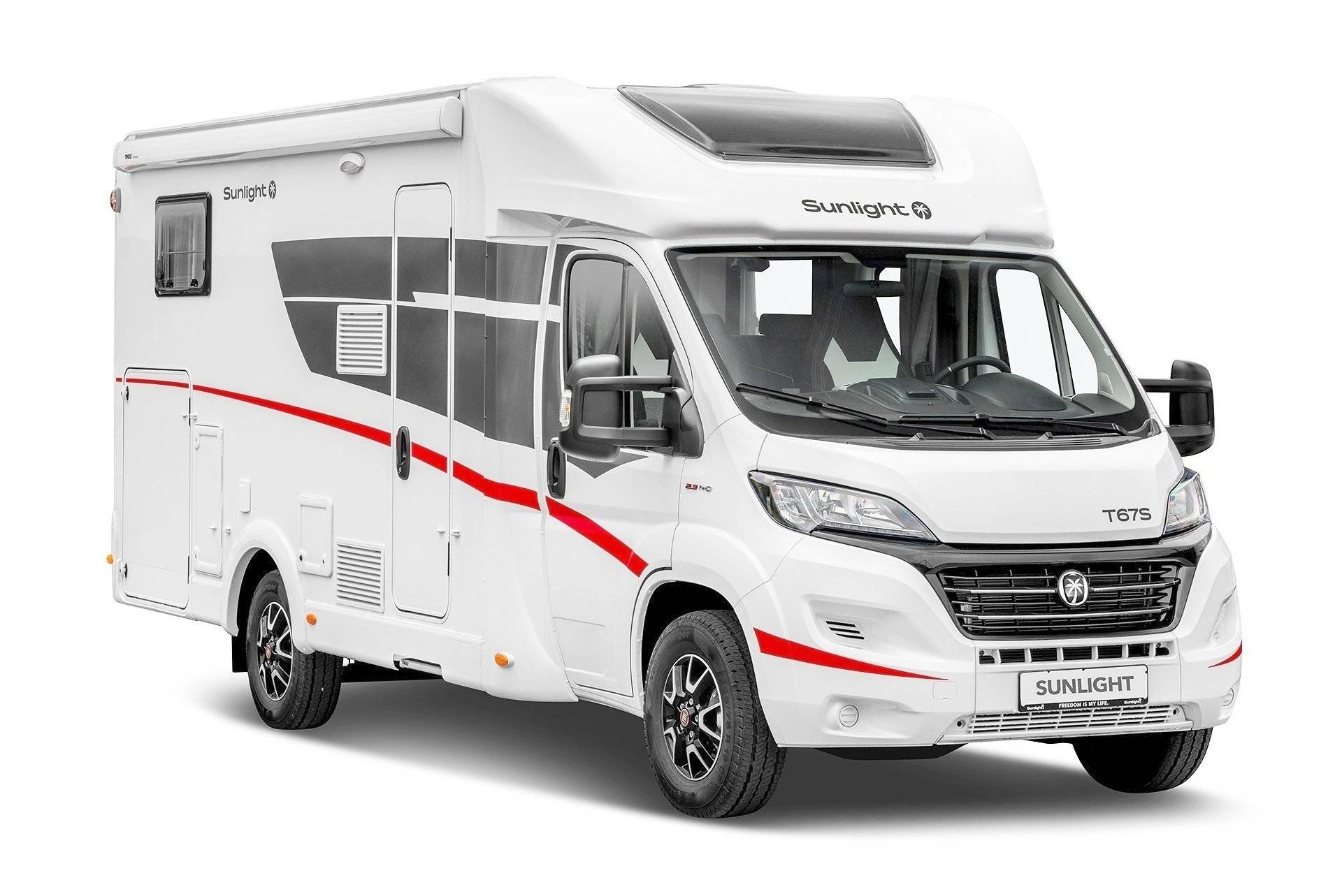 schräge Vorderansicht Sunlight Sunlight T 67 - Yescapa