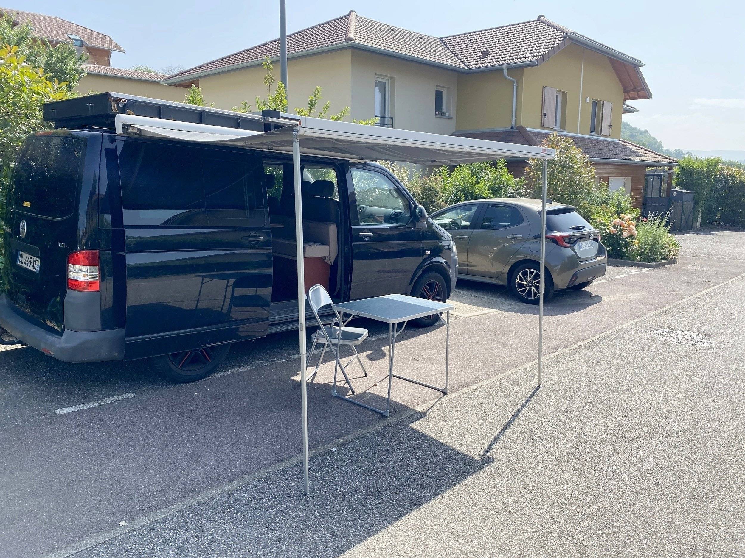 A Volkswagen Transporter