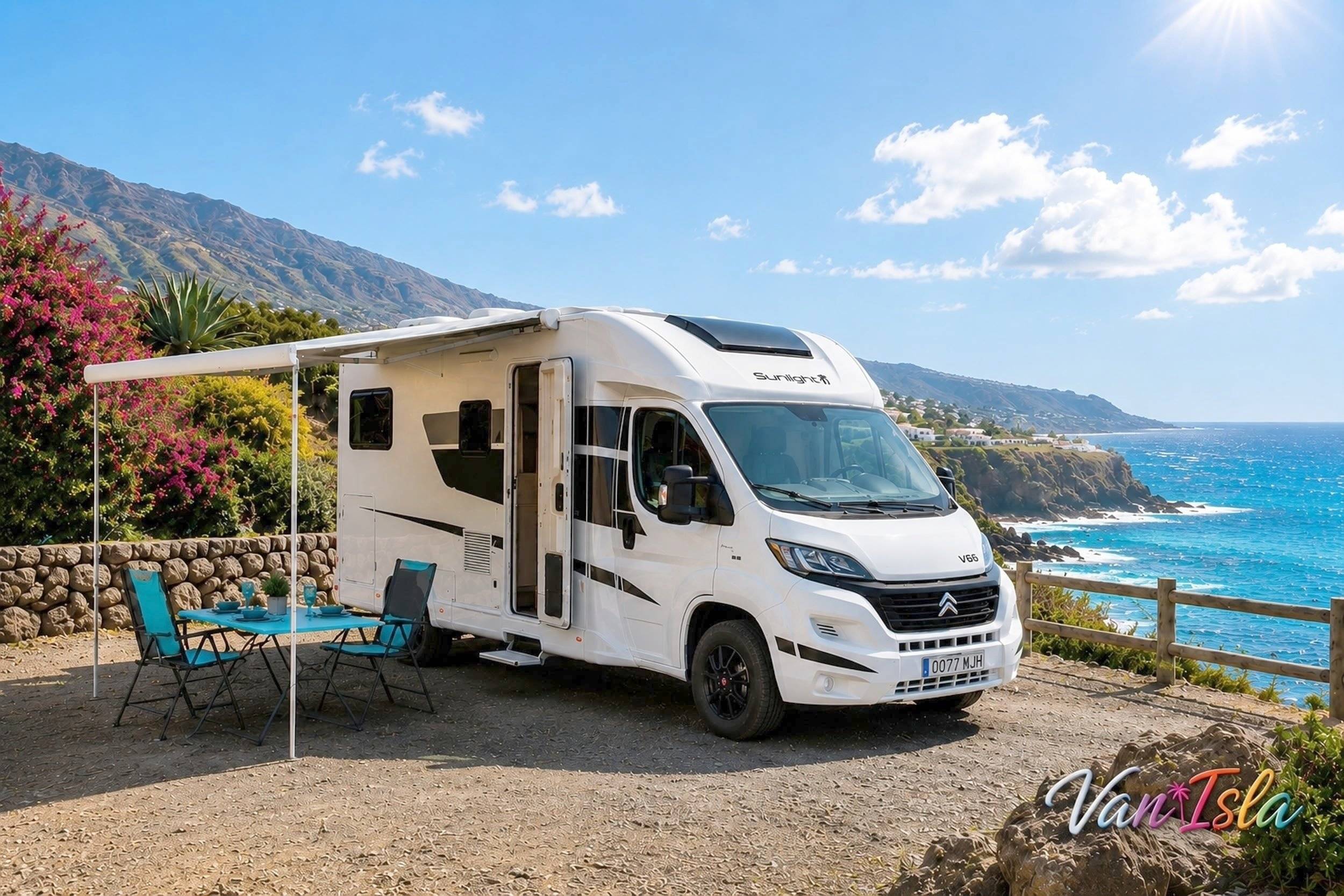 Vista de 3/4 Citroën Jumper 2.2 Blue HDI 140 - Yescapa
