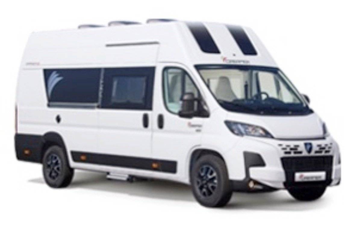 Vue avant de 3/4 Fiat Ducato - Yescapa