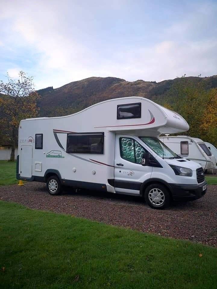 Location Coachbuilt motorhome broxburn Fiat 675 20053 Yescapa