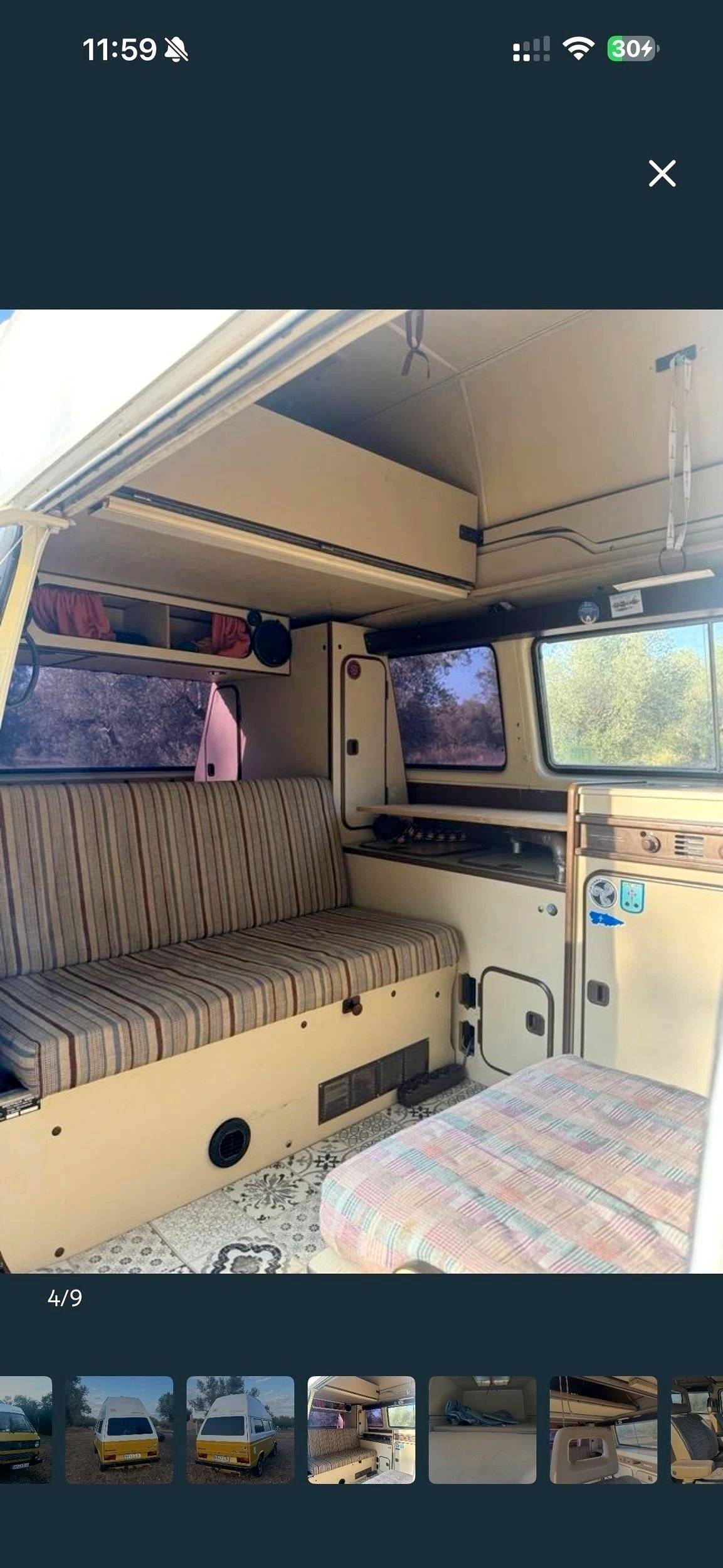 Couchages Volkswagen T3 - Yescapa