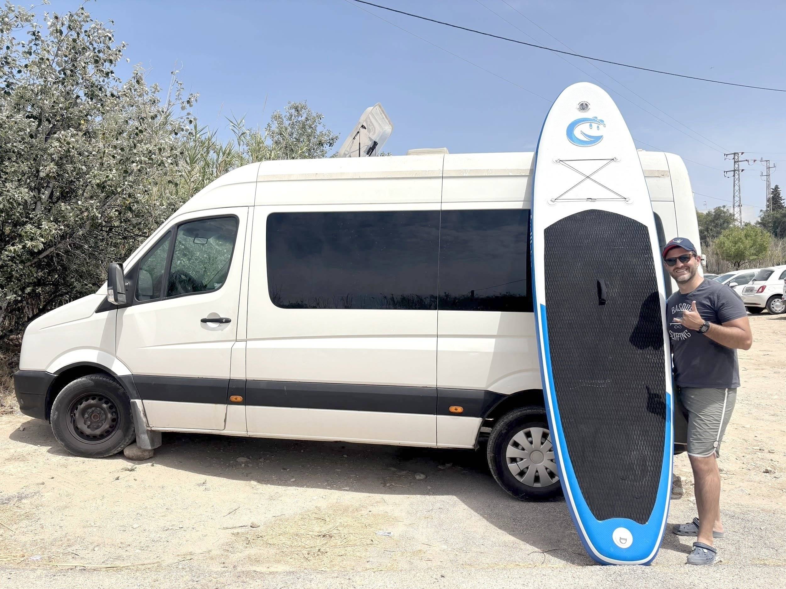 Voorkant 3/4 Volkswagen Crafter 2,5 l 109 ch - Yescapa