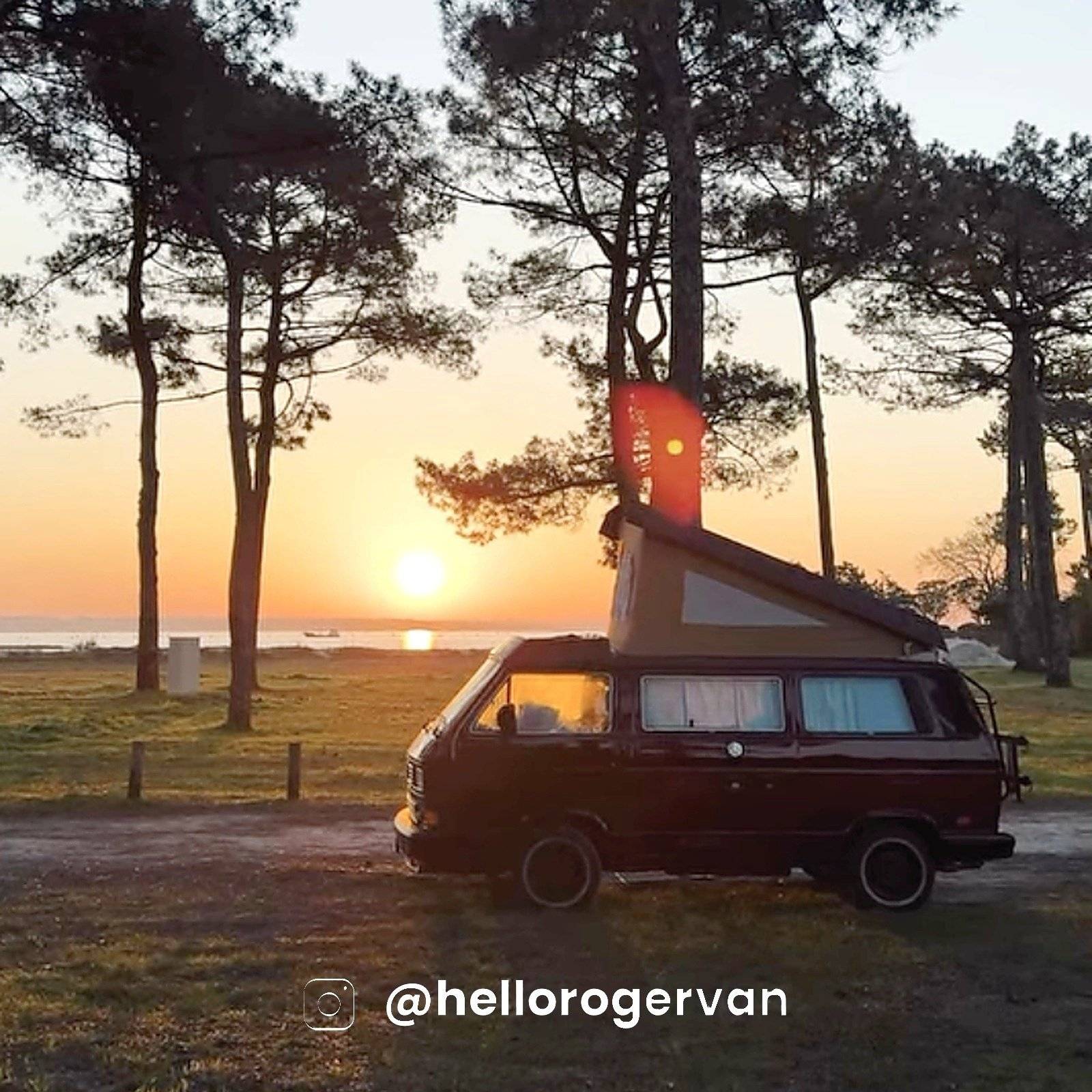 Vista del vehicle angle davanter Volkswagen T3 JOKER - Yescapa