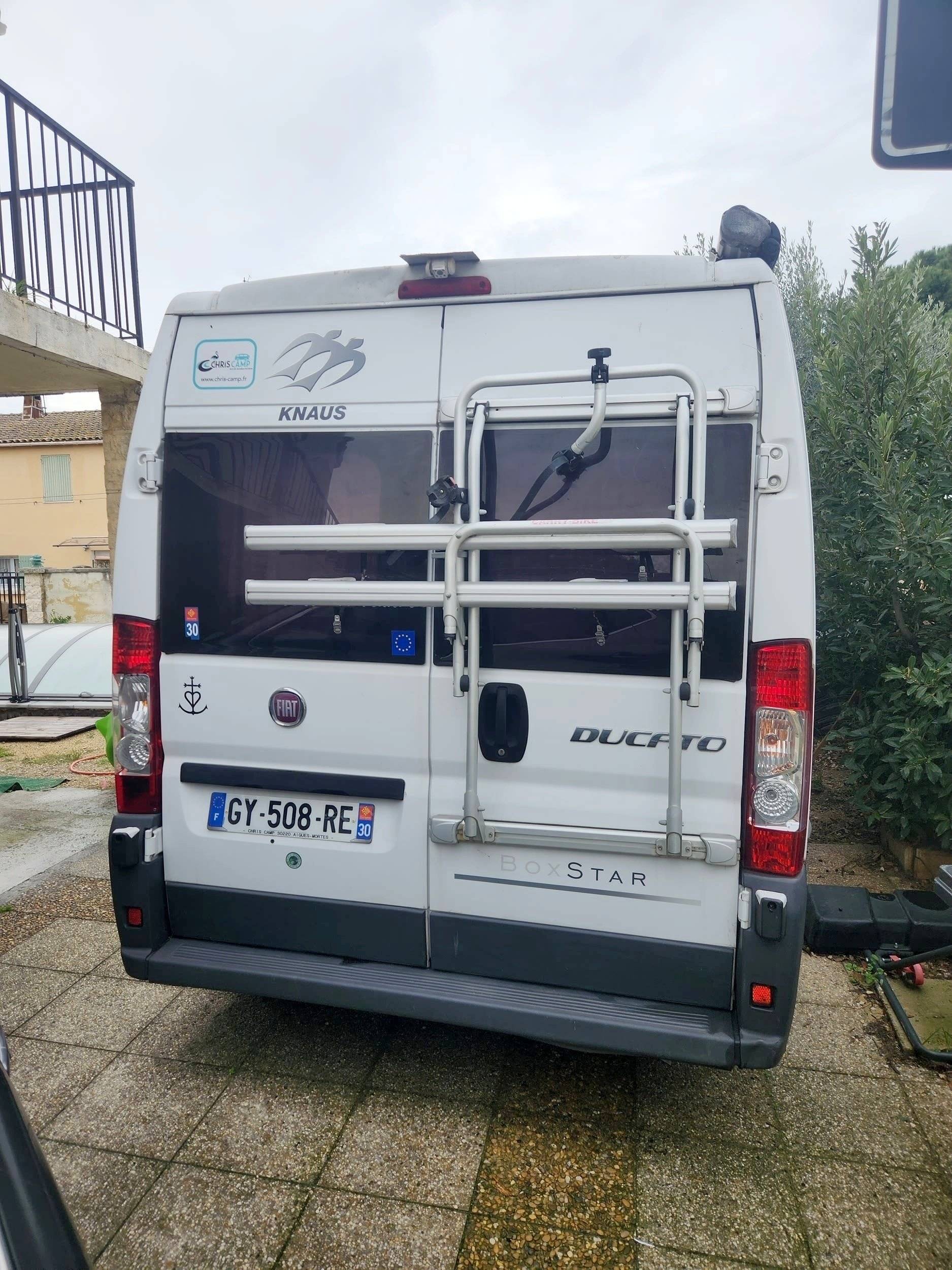 Rear view Fiat Ducato 2,2 l Multijet 130 ch. - Yescapa